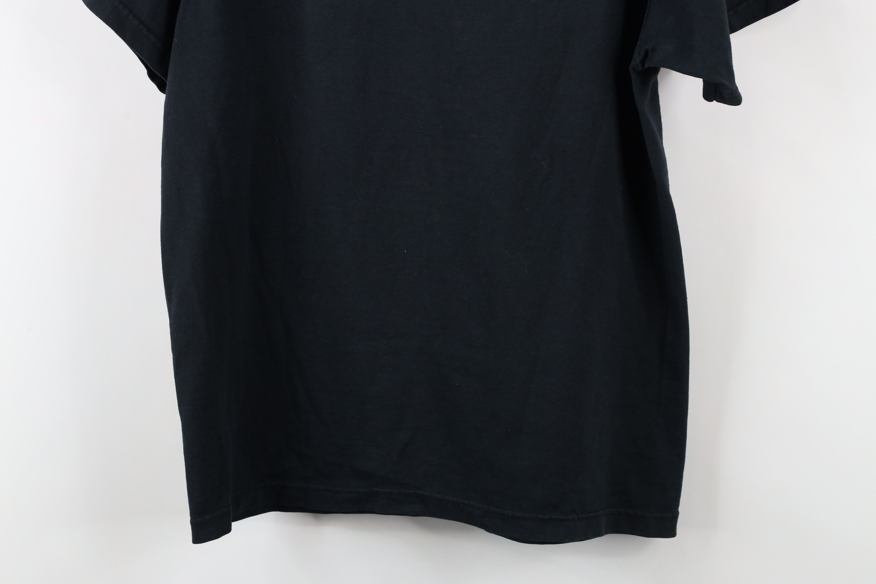 Vintage Vintage 90s Streetwear Blank Short Sleeve T-Shirt Black Size US M / EU 48-50 / 2 - 13 Thumbnail