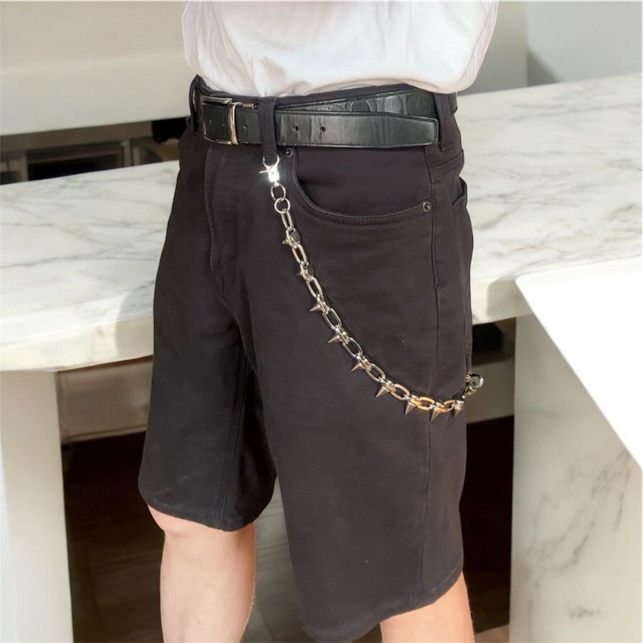 Other Spiked Pants Chain for Men Women,Jeans Chain,Keys Chain Size ONE SIZE - 1 Thumbnail