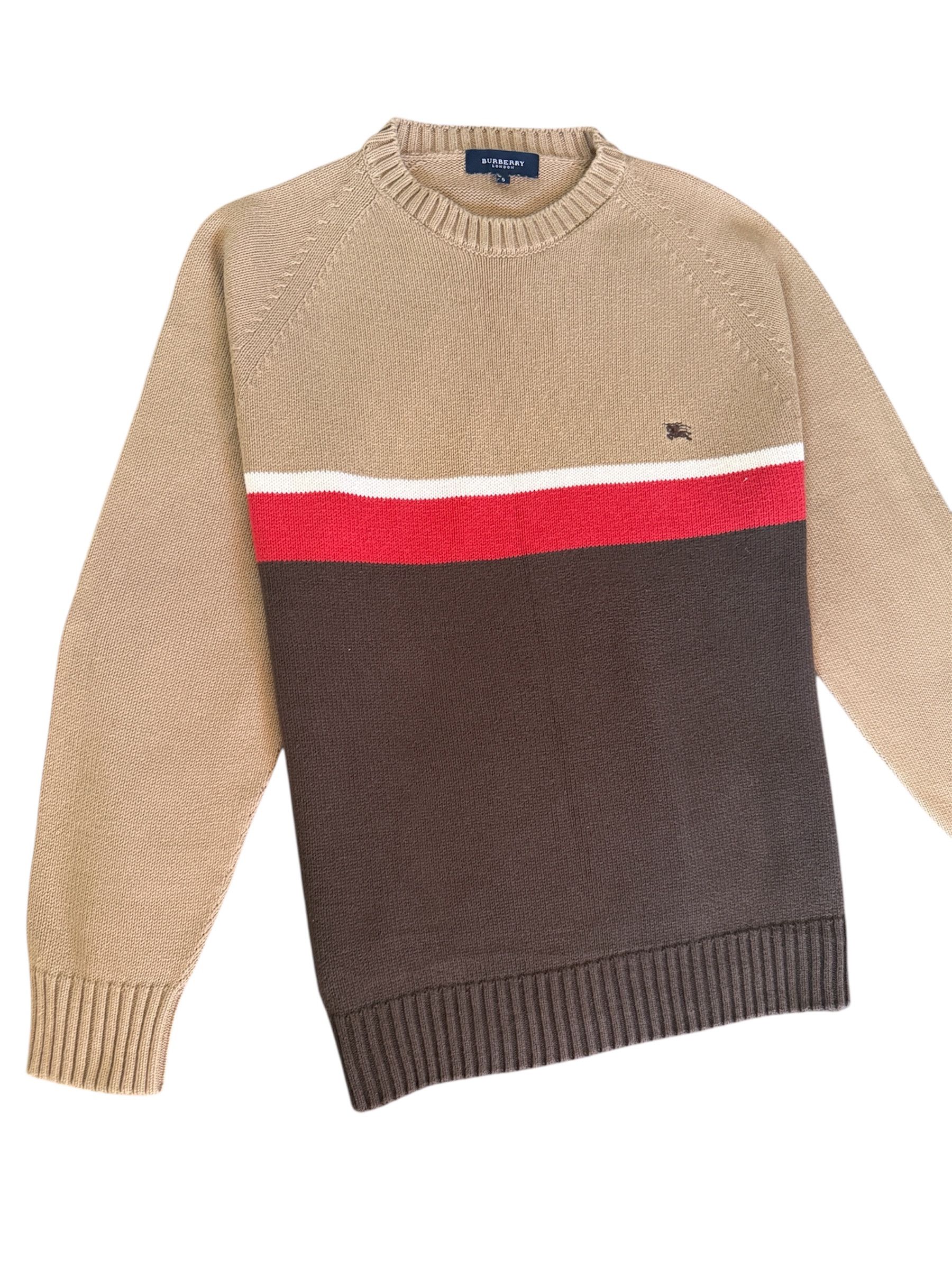 Burberry Burberry rare sweater jumper cotton size L camel Size US L / EU 52-54 / 3 - 4 Thumbnail
