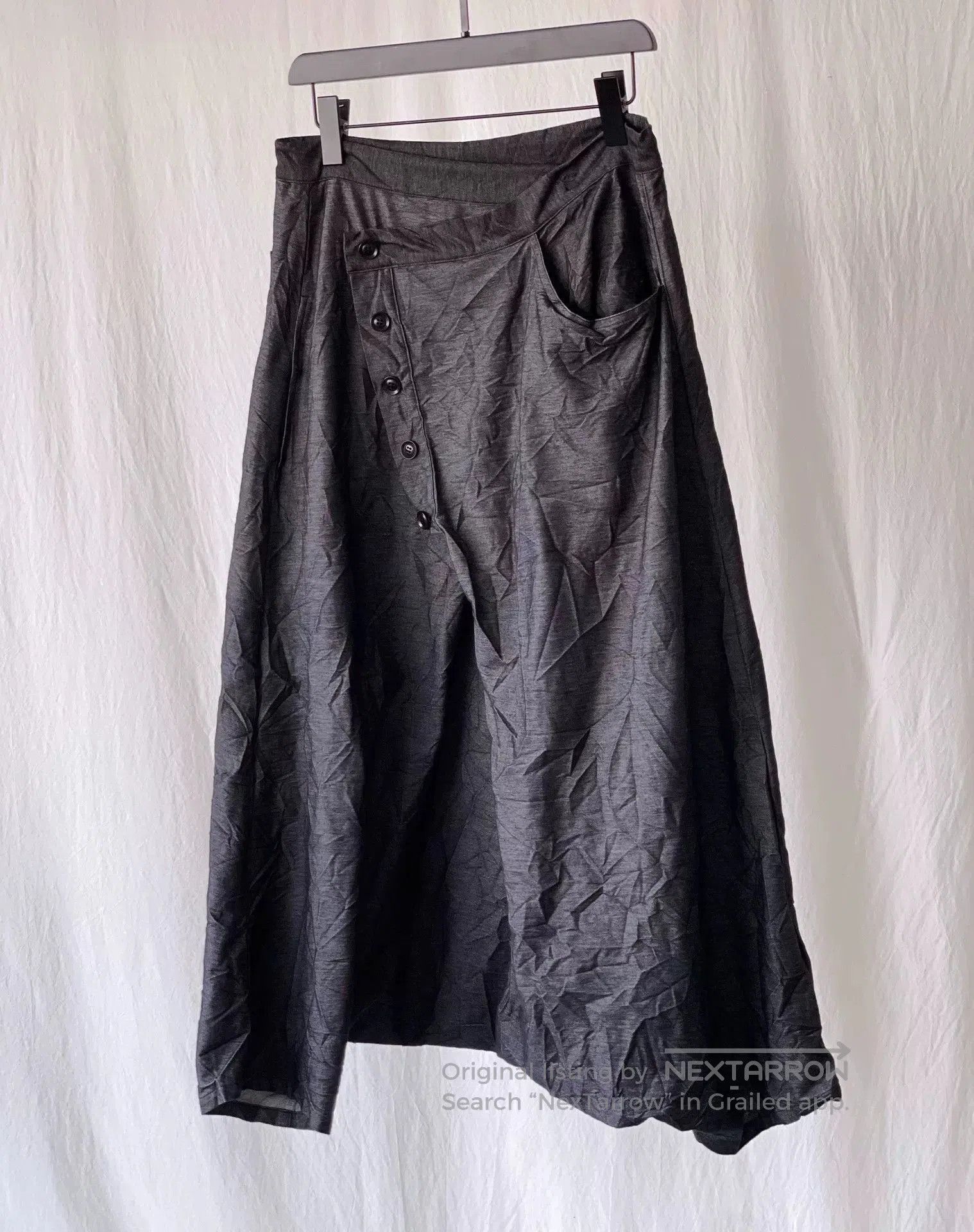 Y's Y's Yamamoto Cuffed Cropped Trousers. Size 25" / US 0 / IT 36 - 4 Thumbnail