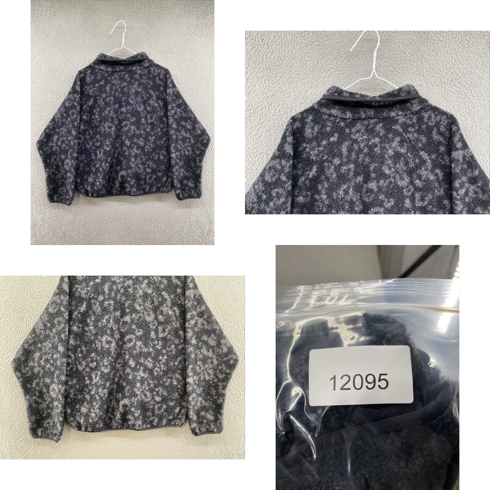 Vintage All in Motion Women's Leopard Sherpa Full Zip Jacket Small Size Black Design Roses Activewear Jacket Womens Small No N/A Size S / US 4 / IT 40 - 8 Thumbnail