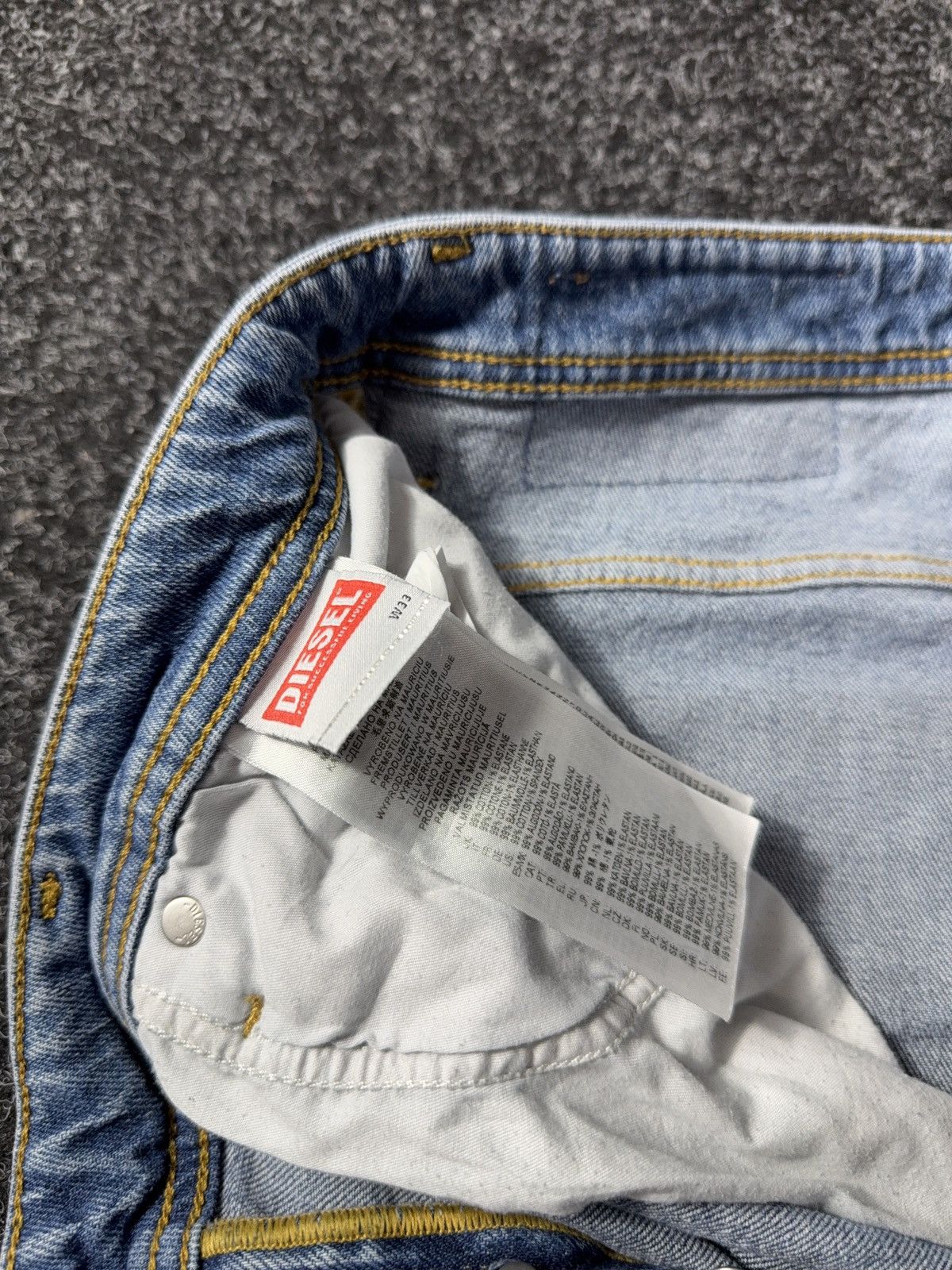 Diesel × If Six Was Nine × Vintage Vintage 90s Y2K Diesel Industry Jeans baggy pants Size US 33 - 8 Thumbnail