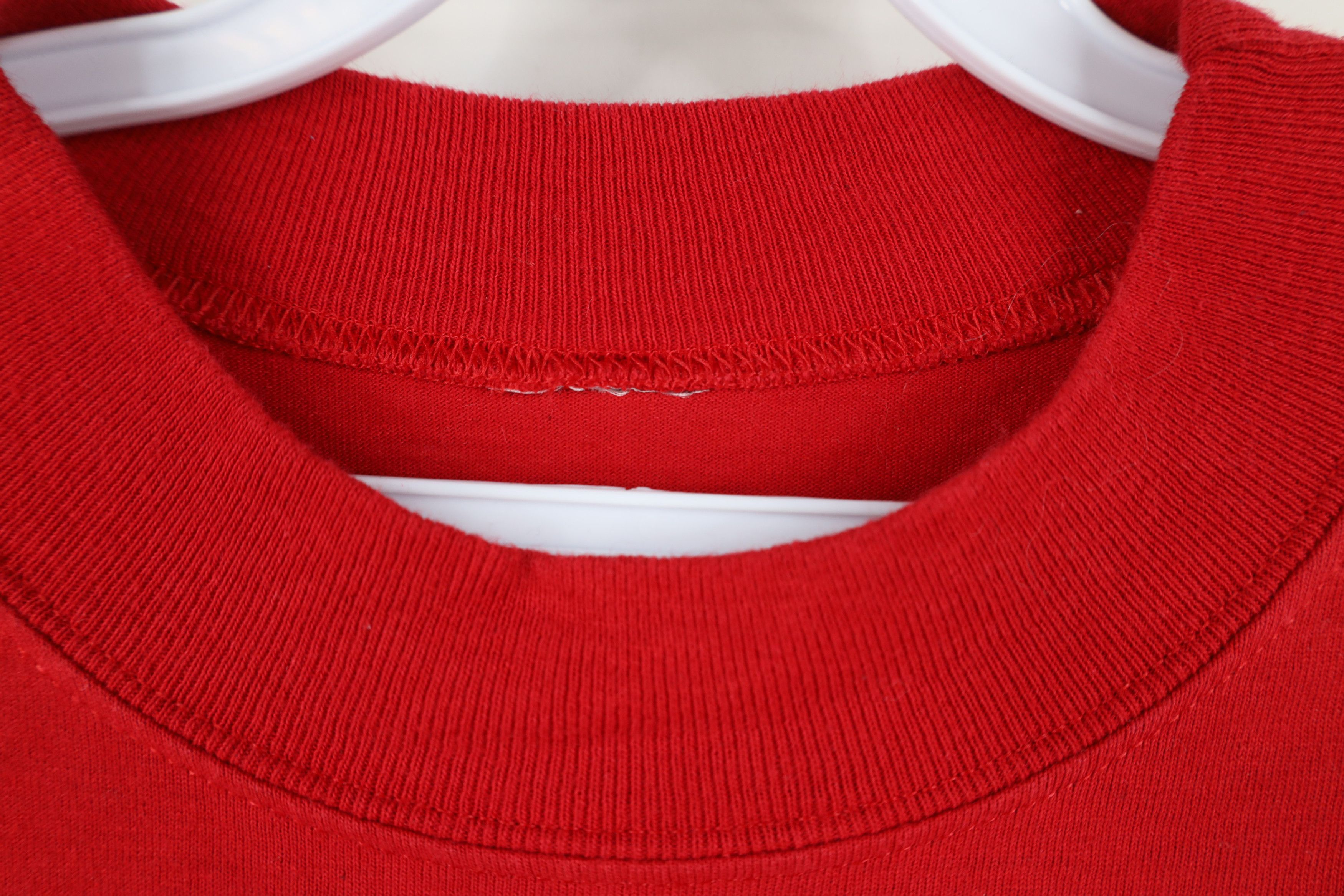 Russell Athletic Vintage 90s Russell Athletic Long Sleeve T-Shirt Cotton Red Size US L / EU 52-54 / 3 - 8 Thumbnail