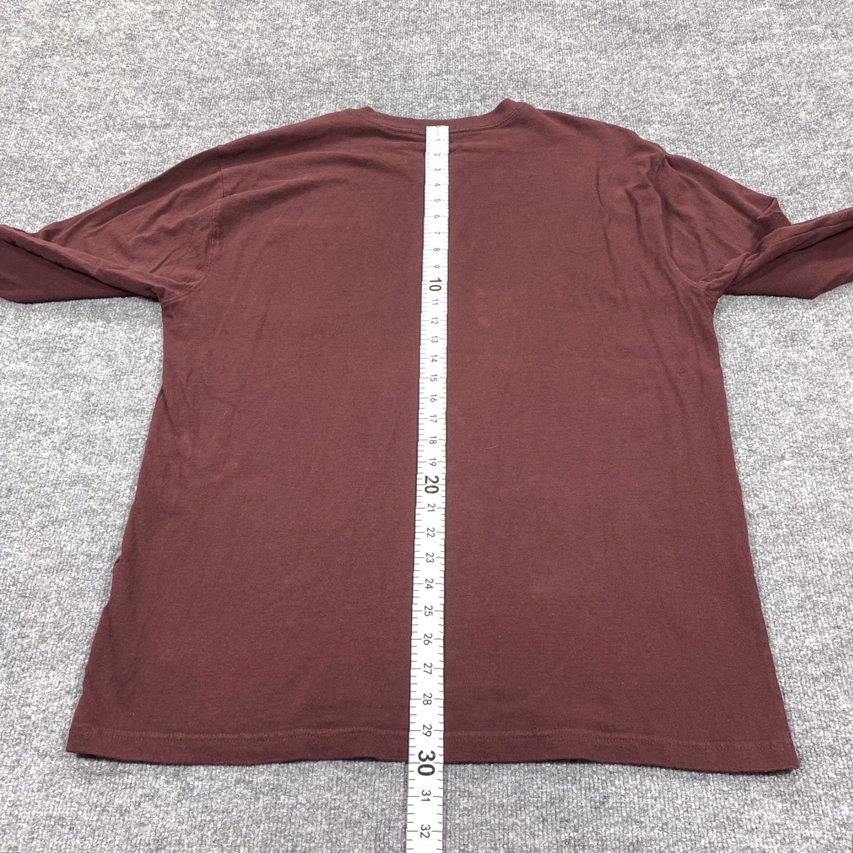 Carhartt Carhartt Shirt Mens Large Red Long Sleeve Pocket Workwear Original Fit K126 PRT Size US L / EU 52-54 / 3 - 7 Thumbnail