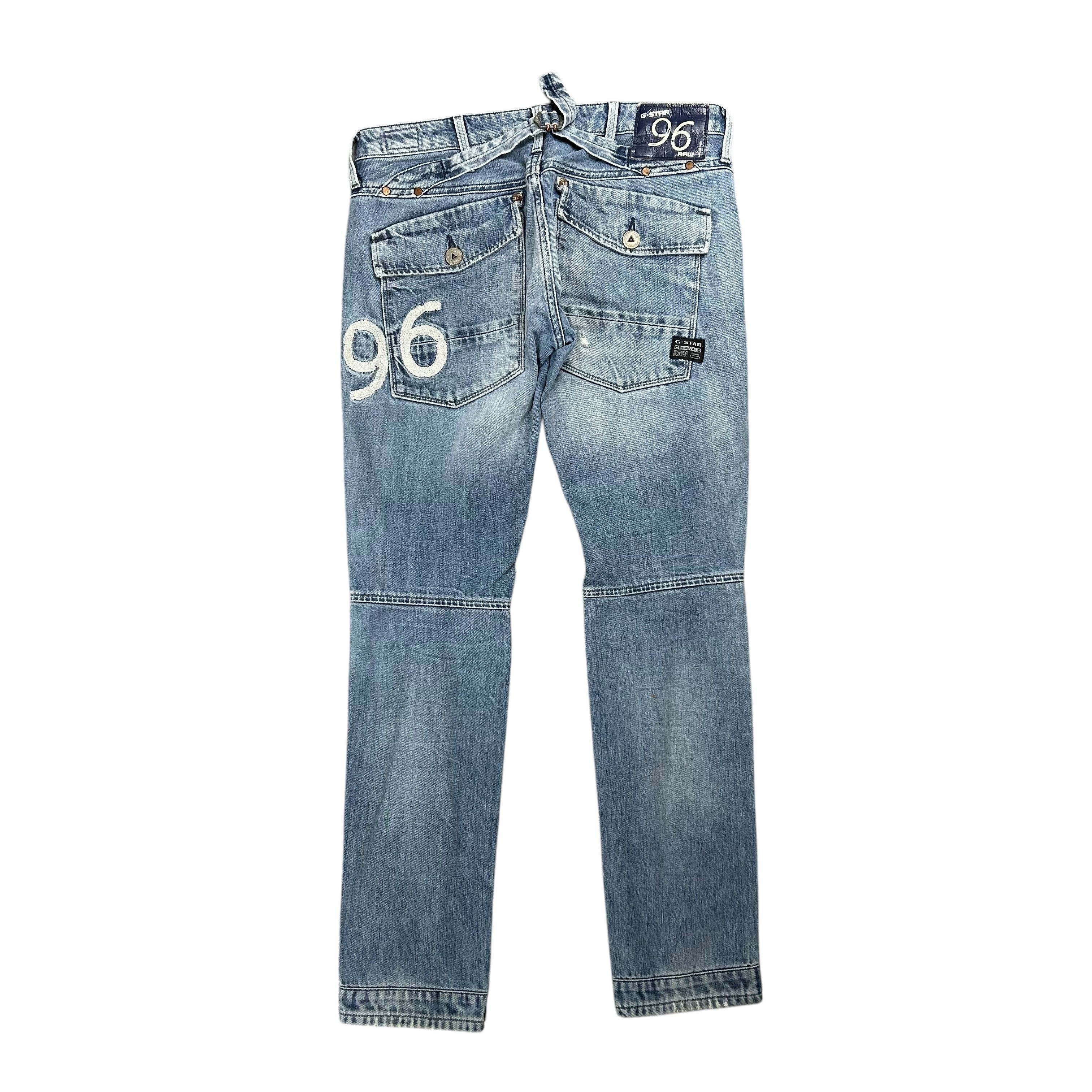 G-Star G-star Raw 96 Denim Light Wash Slim Tapered Men Size W28L30 Size US 28 / EU 44 - 2 Thumbnail