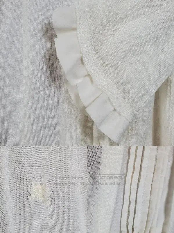 Burberry Burberry Summer White Embroidered Long Sleeve Knit Top. Size M / US 6-8 / IT 42-44 - 7 Thumbnail