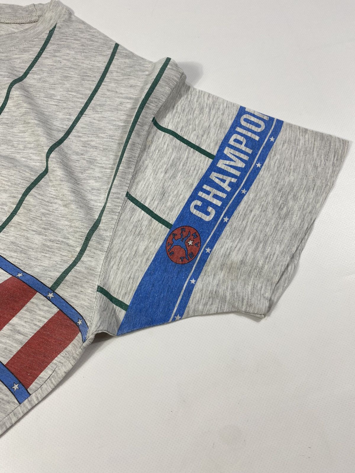 Vintage Vintage 90s Star Team Champions League Football Soccer Tee Size US M / EU 48-50 / 2 - 6 Thumbnail