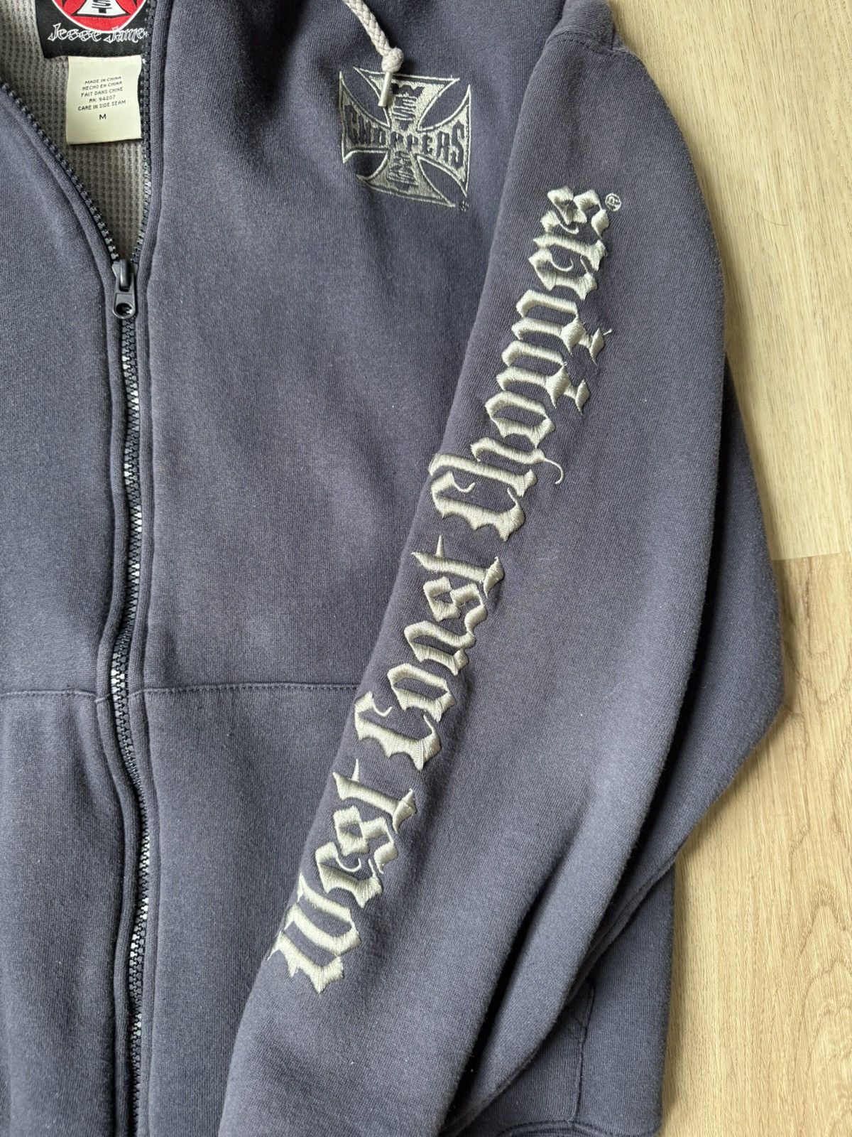 West Coast Choppers Vintage West Coast Choppers Zip Up Hoodie Rare GRAILED Wings Size US M / EU 48-50 / 2 - 7 Thumbnail