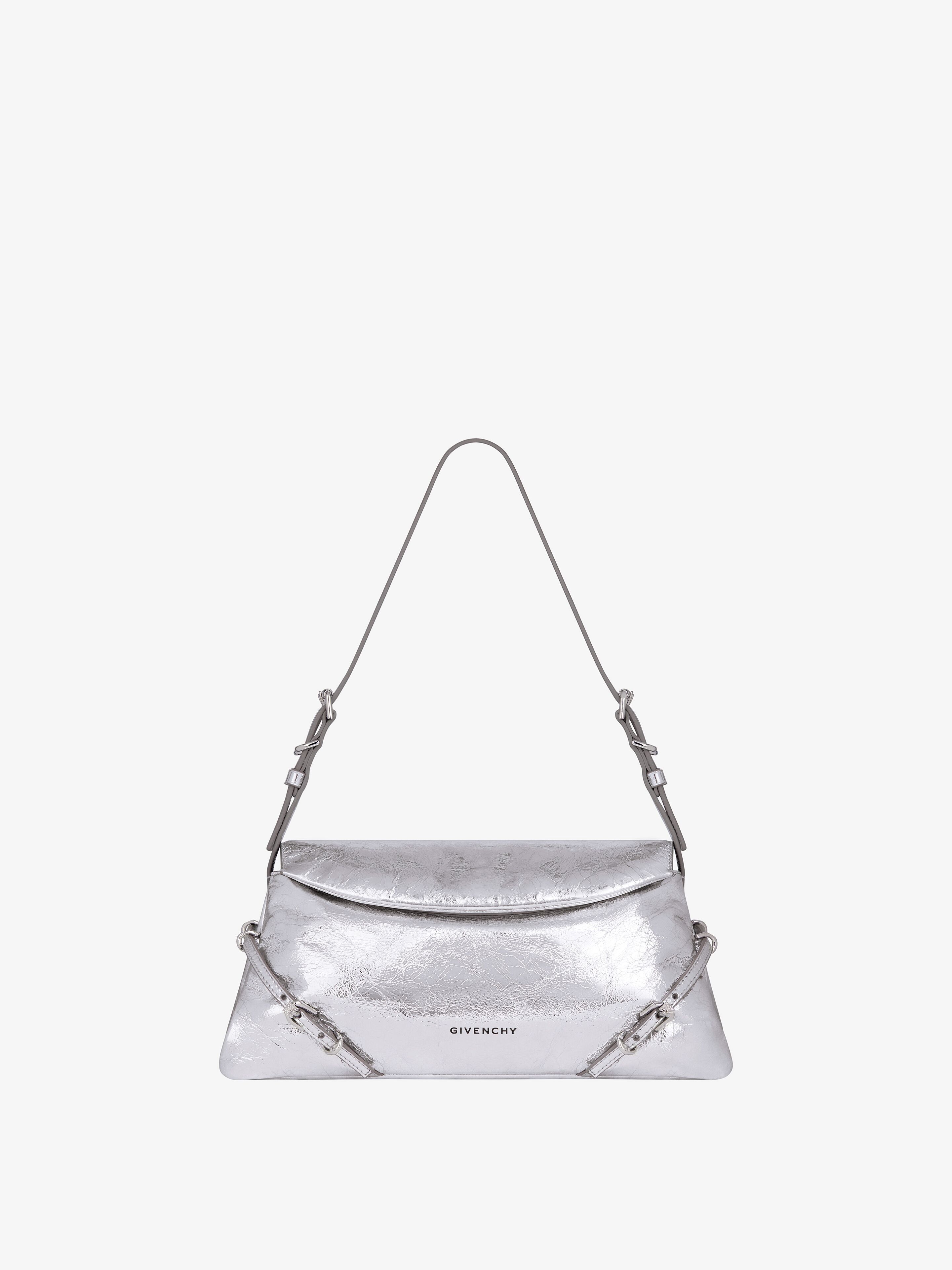 Givenchy o1w1db10925 Size: OS / Ptit Voyou Small Bag in Silver Size ONE SIZE - 1 Thumbnail