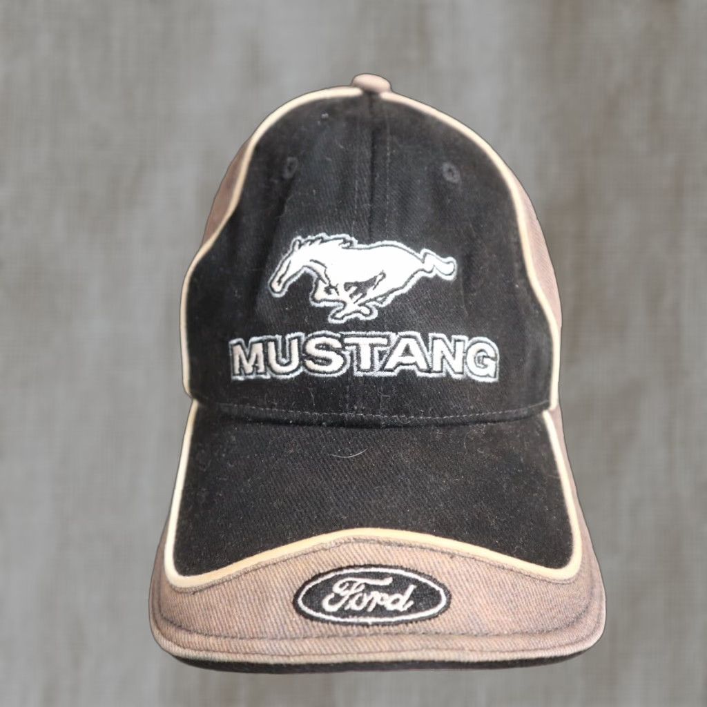 Ford FORD MUSTANG Baseball Cap Adjustable Black Classic Casual Mens Size ONE SIZE - 1 Thumbnail