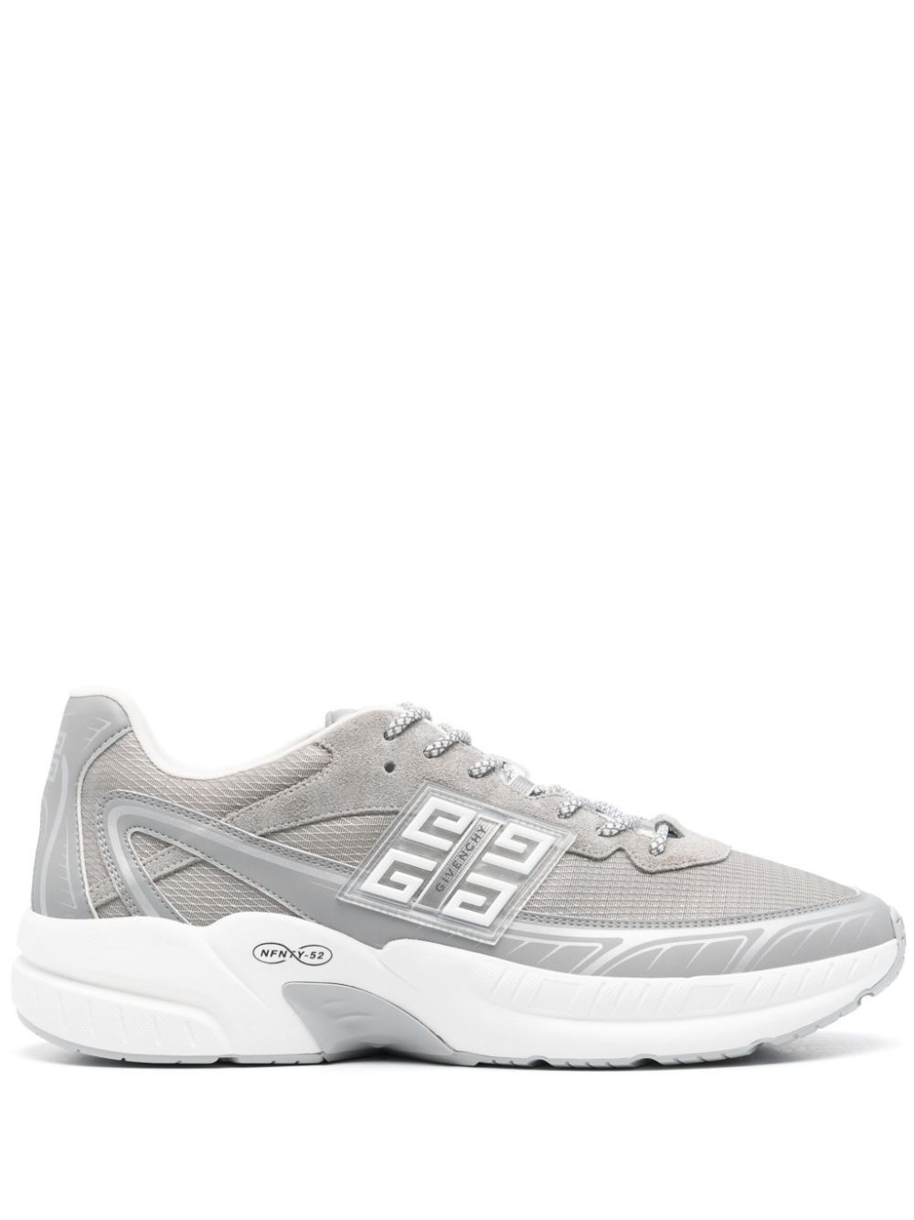 NFNTY-52 Suede and mesh sneakers