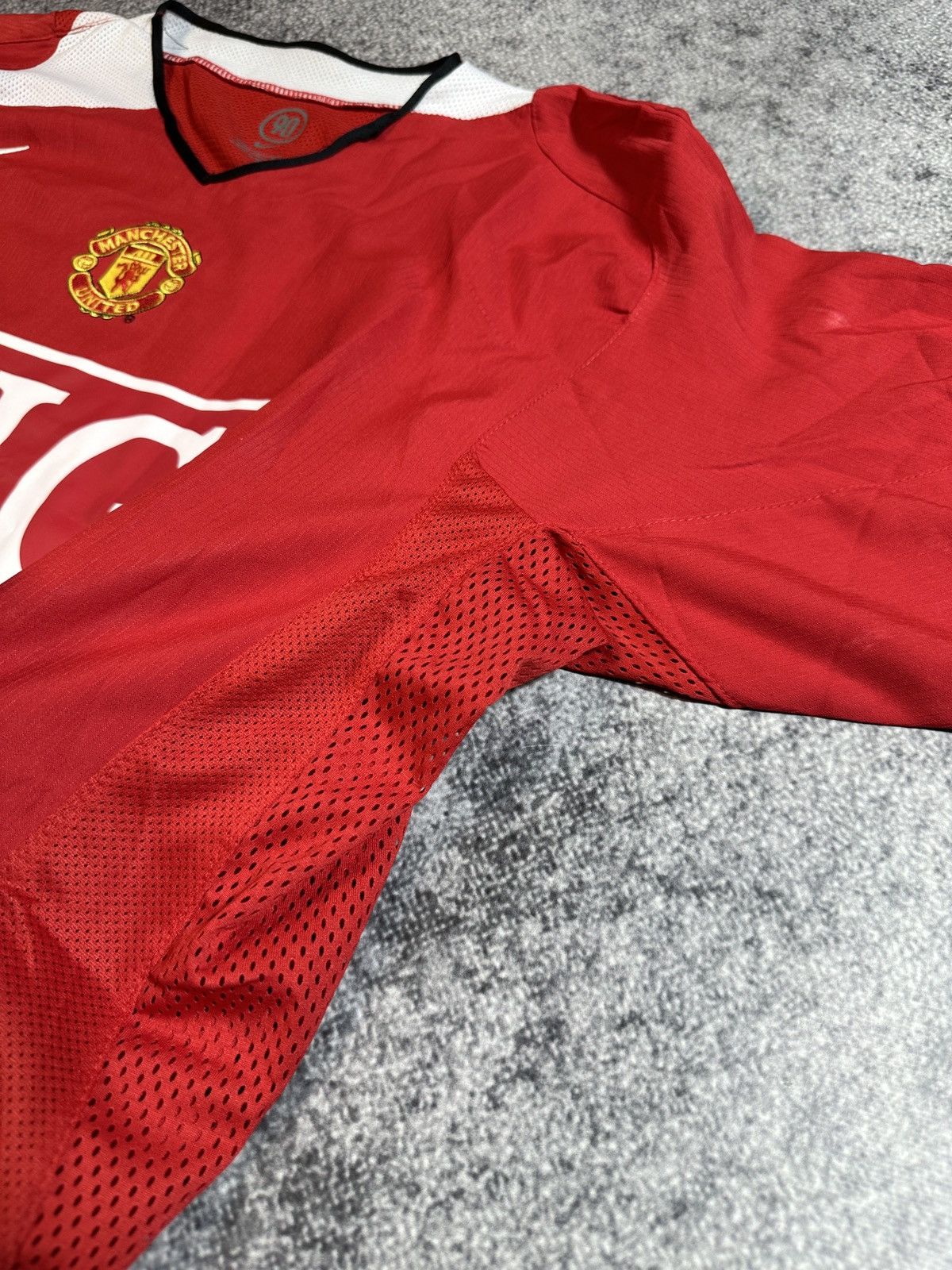 Nike × Vintage New Rare Vintage Manchester United Nike AIG Soccer Jersey XL Size US XL / EU 56 / 4 - 6 Thumbnail