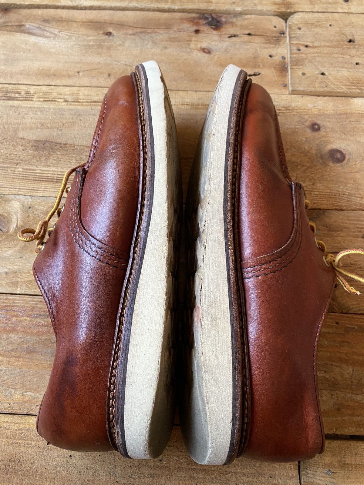 Red Wing Redwing oxford brown casual leather shoes sz 9.5 Size US 9.5 / EU 42-43 - 8 Thumbnail