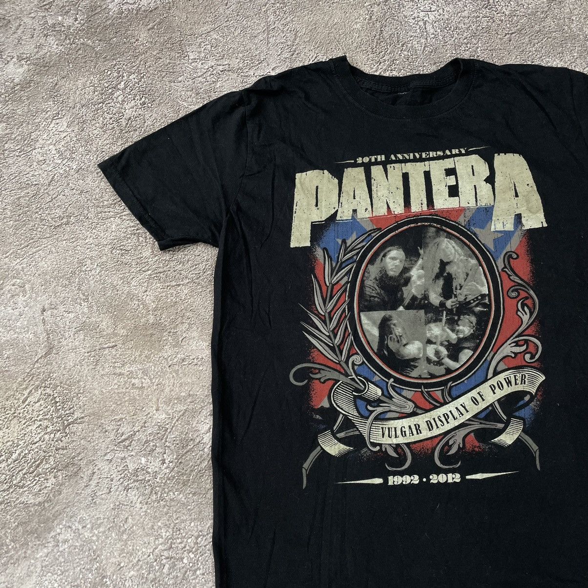 Vintage Vintage 00s Pantera Band Tee Graphic Thrashed Grunge Baggy M Size US M / EU 48-50 / 2 - 3 Thumbnail