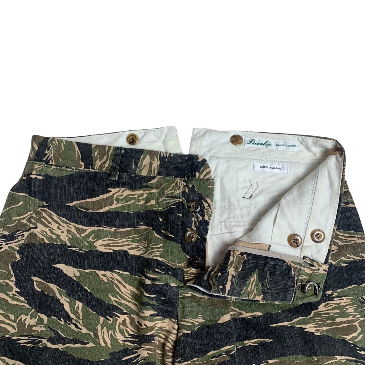 Beams Japan 🇯🇵Beams japan tiger stripe pants Size US 29 - 2 Thumbnail