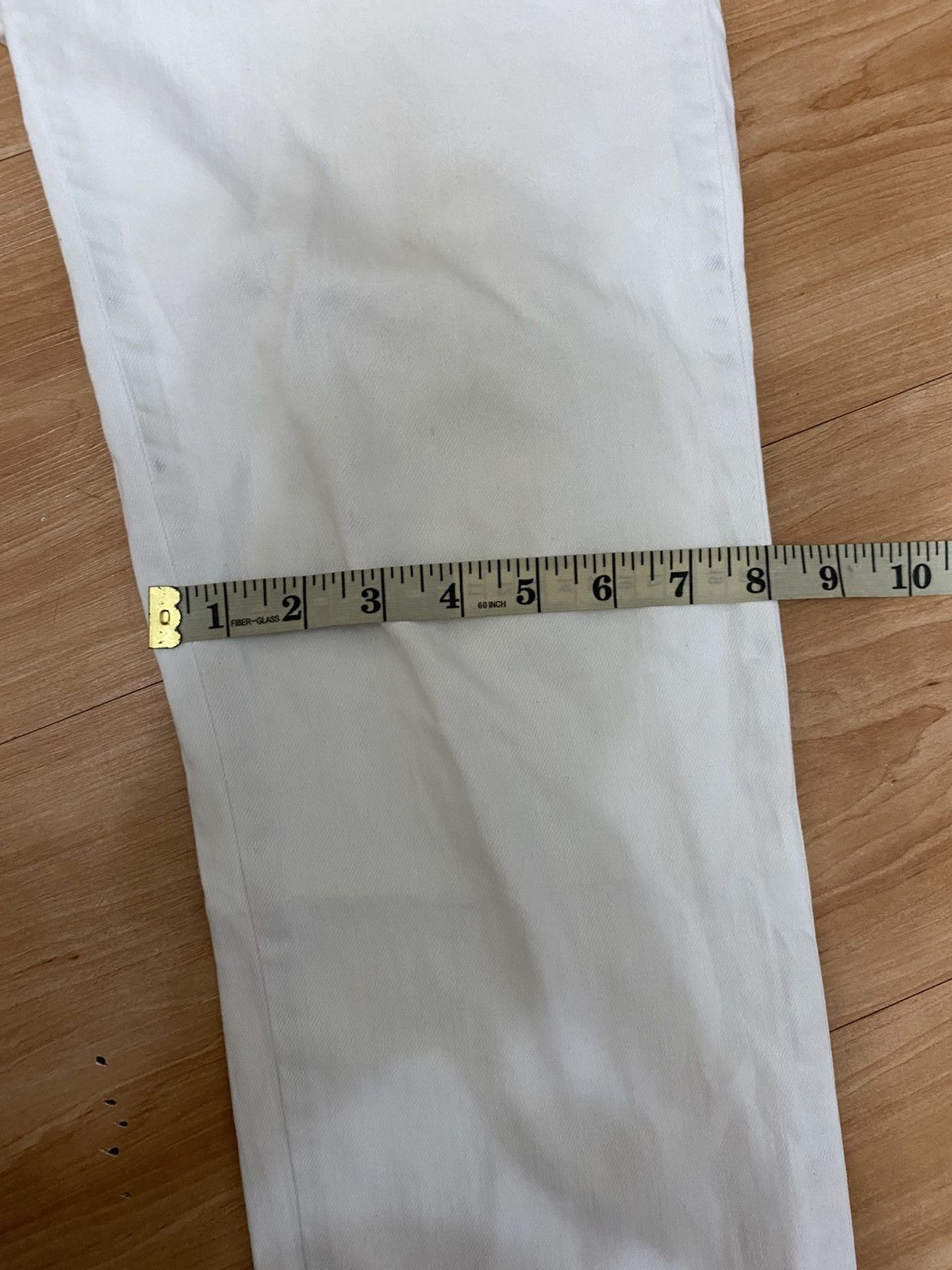 Maison Margiela Maison Margiela Distressed White Denim Jeans very rare Size US 29 - 18 Thumbnail