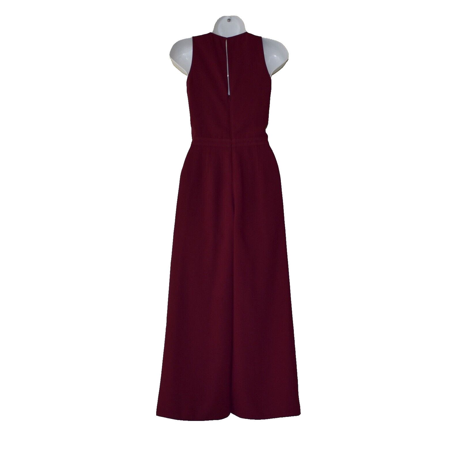 Joie NWT JOIE Maired Garnet Color Wrap Wide Leg Jumpsuit 0 $348 Size 25" / US 0 / IT 36 - 3 Thumbnail