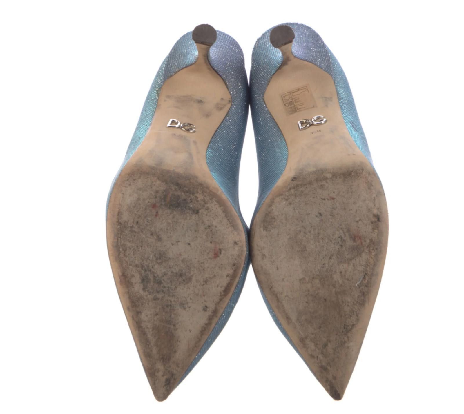 Dolce & Gabbana Dolce & Gabbana Glitter Lori 90 Accents, Sz US8.5, IT39.5 Size US 8.5 / IT 38.5 - 5 Thumbnail