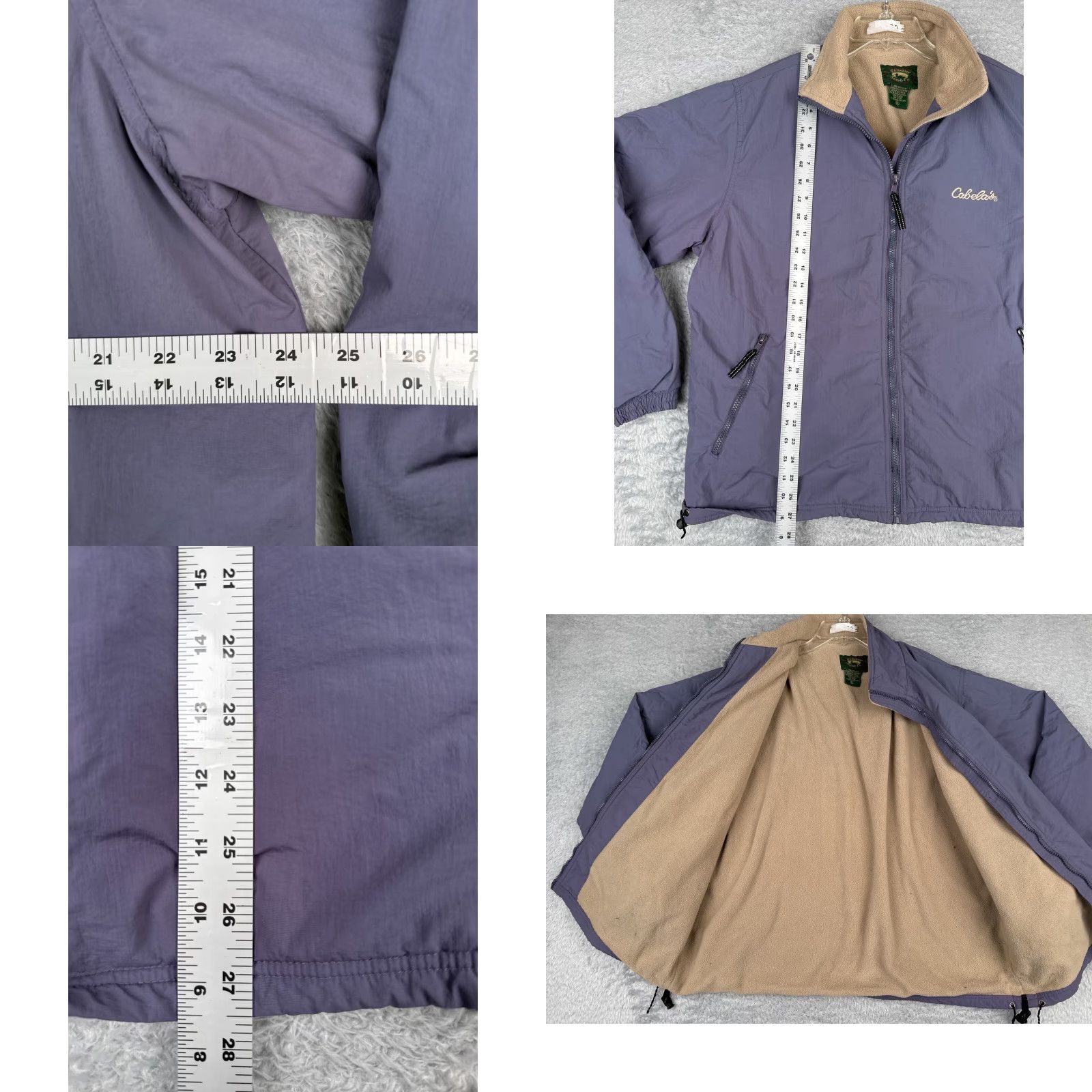 Vintage VINTAGE Cabela's Jacket Womens XL Purple Full Zip Fleece Lined Stillwater Supply Jacket Size XL / US 12-14 / IT 48-50 - 8 Thumbnail