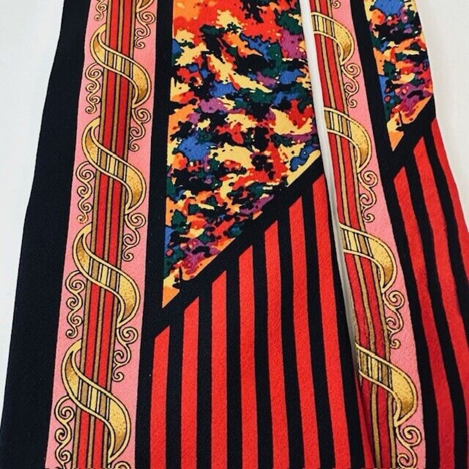 Other Rush Limbaugh Tie No Boundaries Collection Abstract /Stripes Size ONE SIZE - 7 Thumbnail