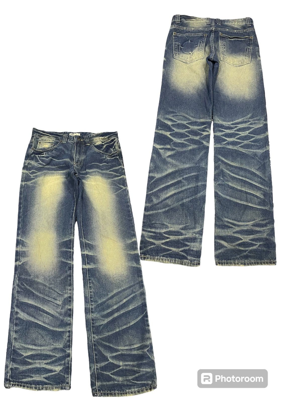 If Six Was Nine 2000s TORNADO MART INSPIRED BRAND TIMEBELT WASHABLE JEANS Size US 30 / EU 46 - 1 Thumbnail