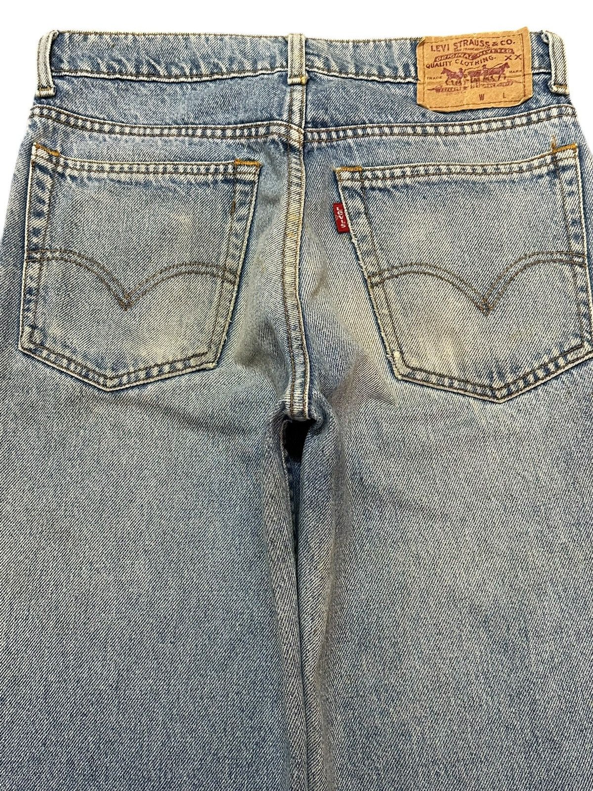 Levi's Vintage 90s Levis 515 Blue Faded Wash Distress Style Jeans Size US 29 - 5 Thumbnail
