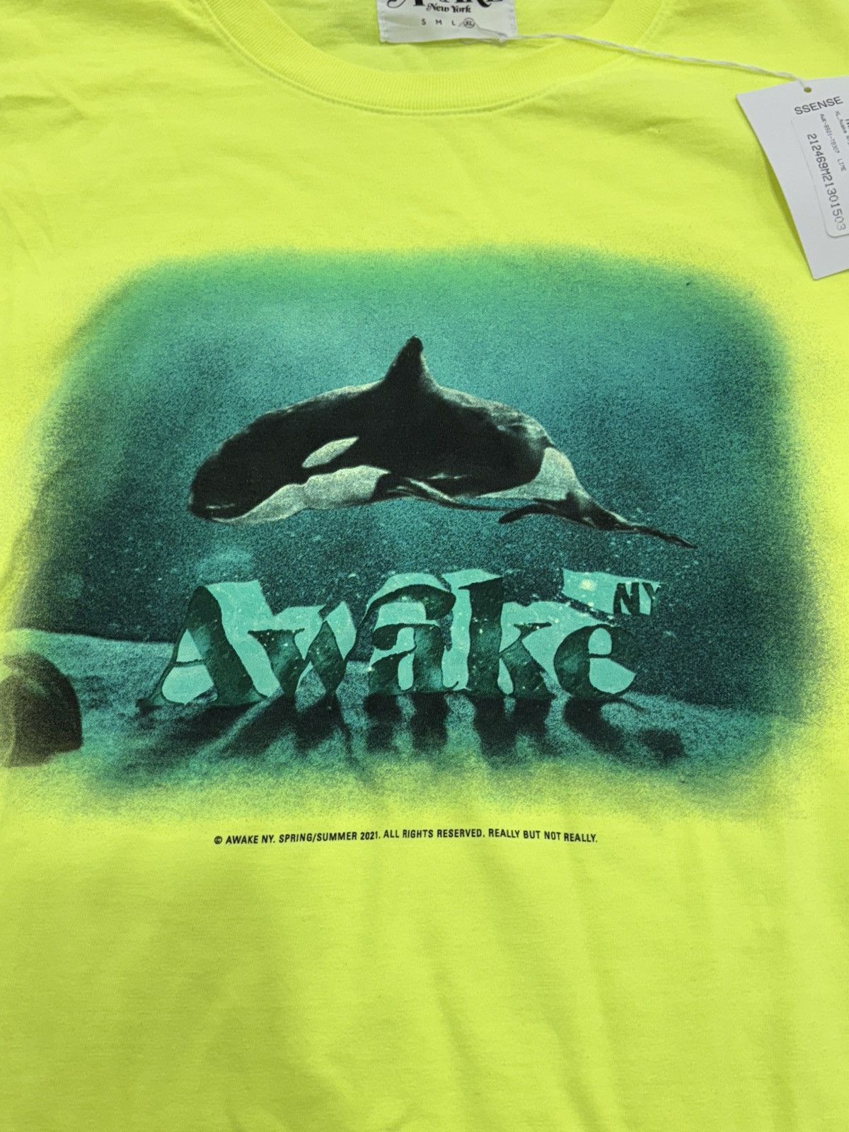 Awake NY AWAKE S/S21 ORCA TEE Size US XL / EU 56 / 4 - 2 Thumbnail