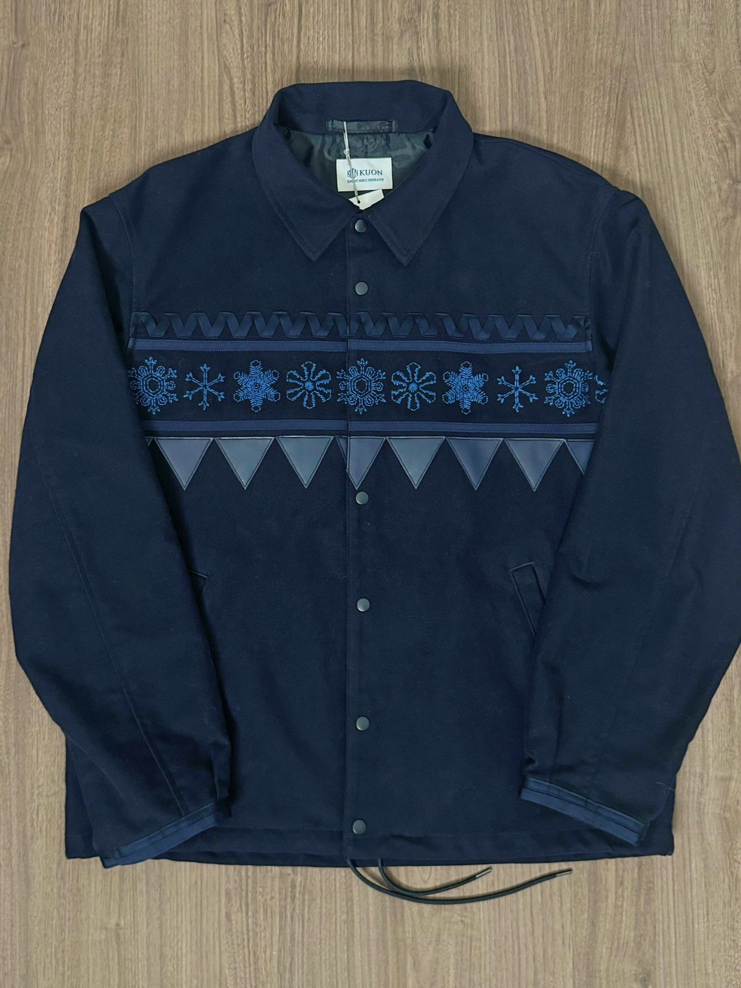 KUON KUON Snowflake Embroidery Vintage Coach Jacket Size US M / EU 48-50 / 2 - 1 Thumbnail