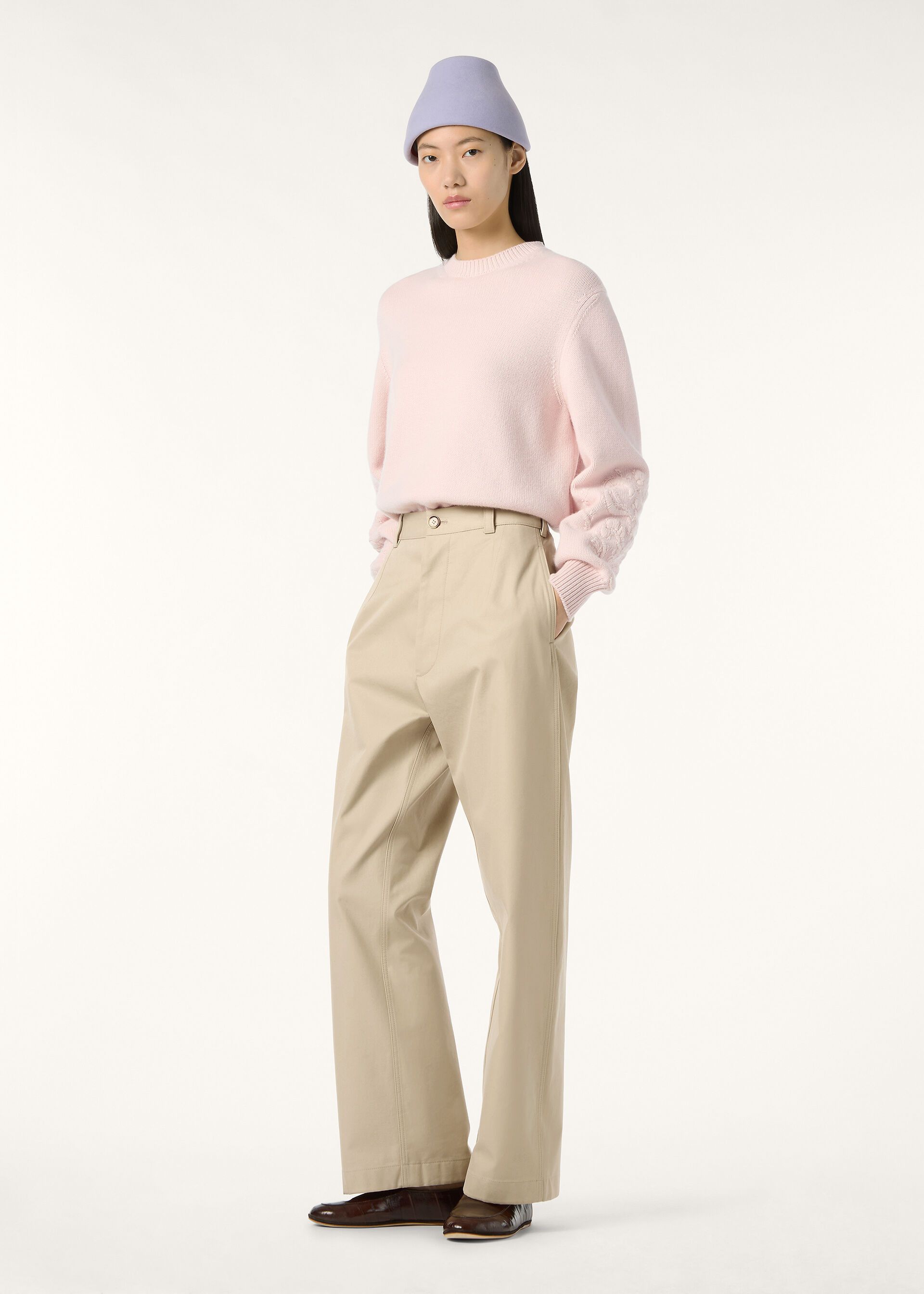 Loro Piana os11x0426 FAR0327 Yoko Pant in Rammed Beige Size 26" / US 2 / IT 38 - 2 Thumbnail