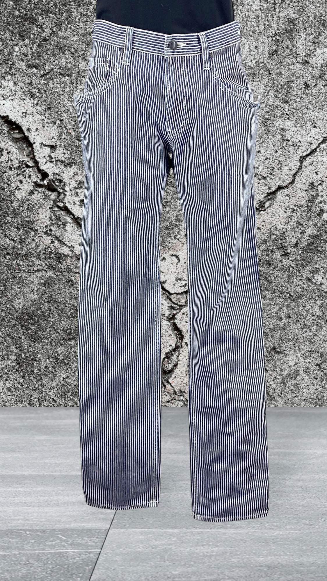 Japanese Brand 211295 Jeans Stripes Hickory Jeans Size US 31 - 2 Thumbnail