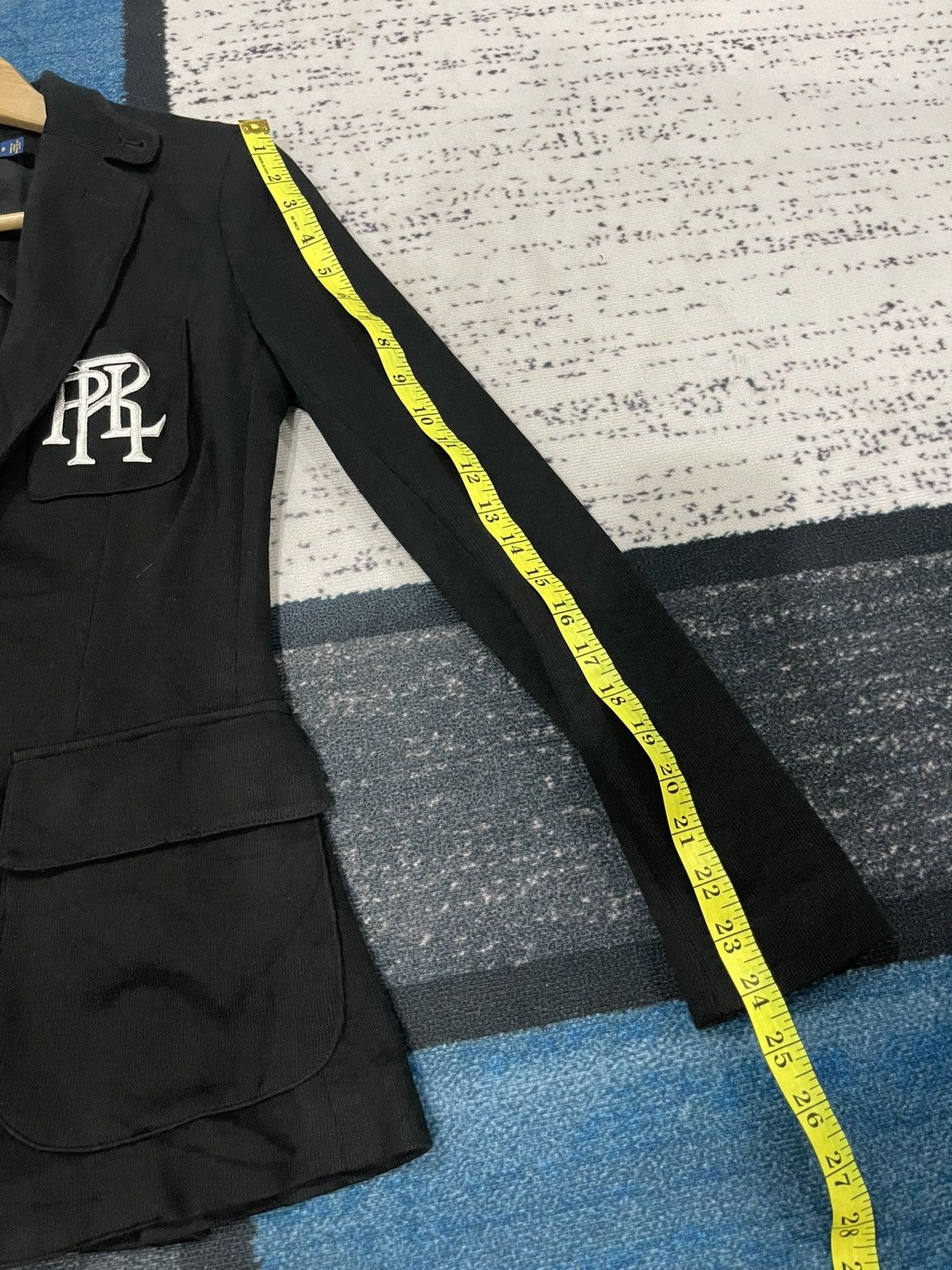 Polo Ralph Lauren Polo Ralph Lauren Embroidery Logo Black Blazer Size XS / US 0-2 / IT 36-38 - 16 Thumbnail