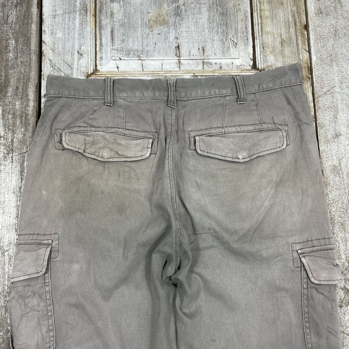 Japanese Brand × Vintage Vintage Japanese Brand Faded Cargo Pant Size US 34 / EU 50 - 6 Thumbnail