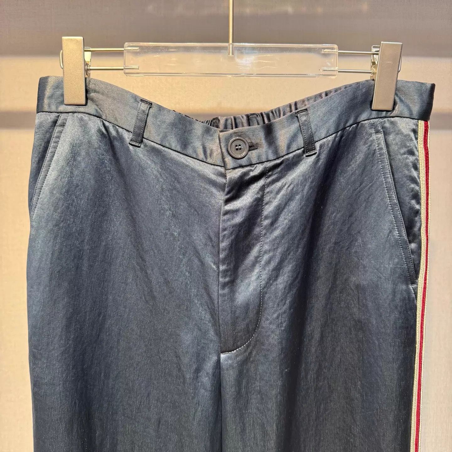 Gucci Gucci Gray Side Stripe Track Pants 46 NWT Size US 30 / EU 46 - 3 Thumbnail