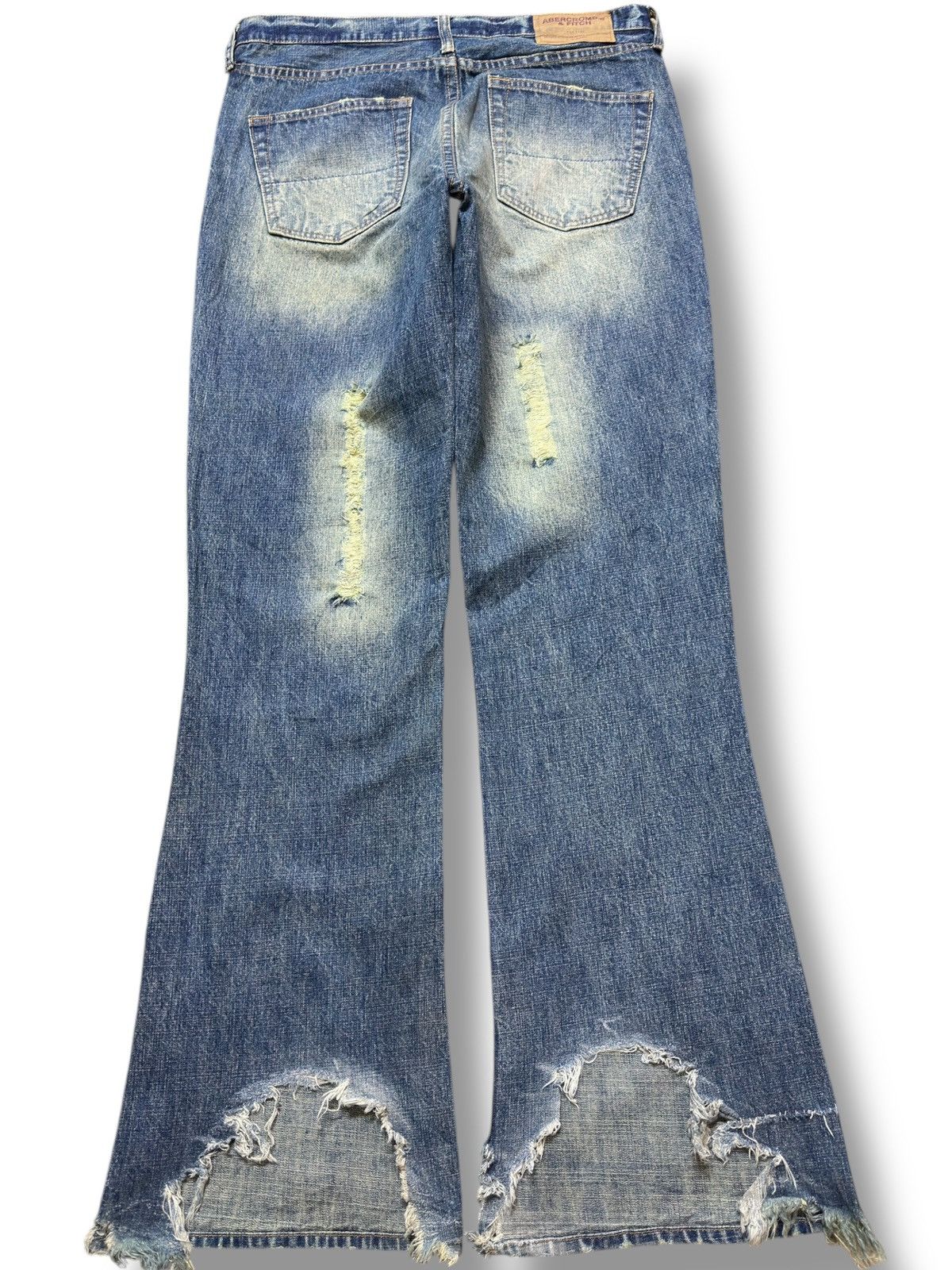 Abercrombie & Fitch Vintage Abercombie&Fitch Flare Bootcut Mudwash Denim Size US 34 / EU 50 - 5 Thumbnail