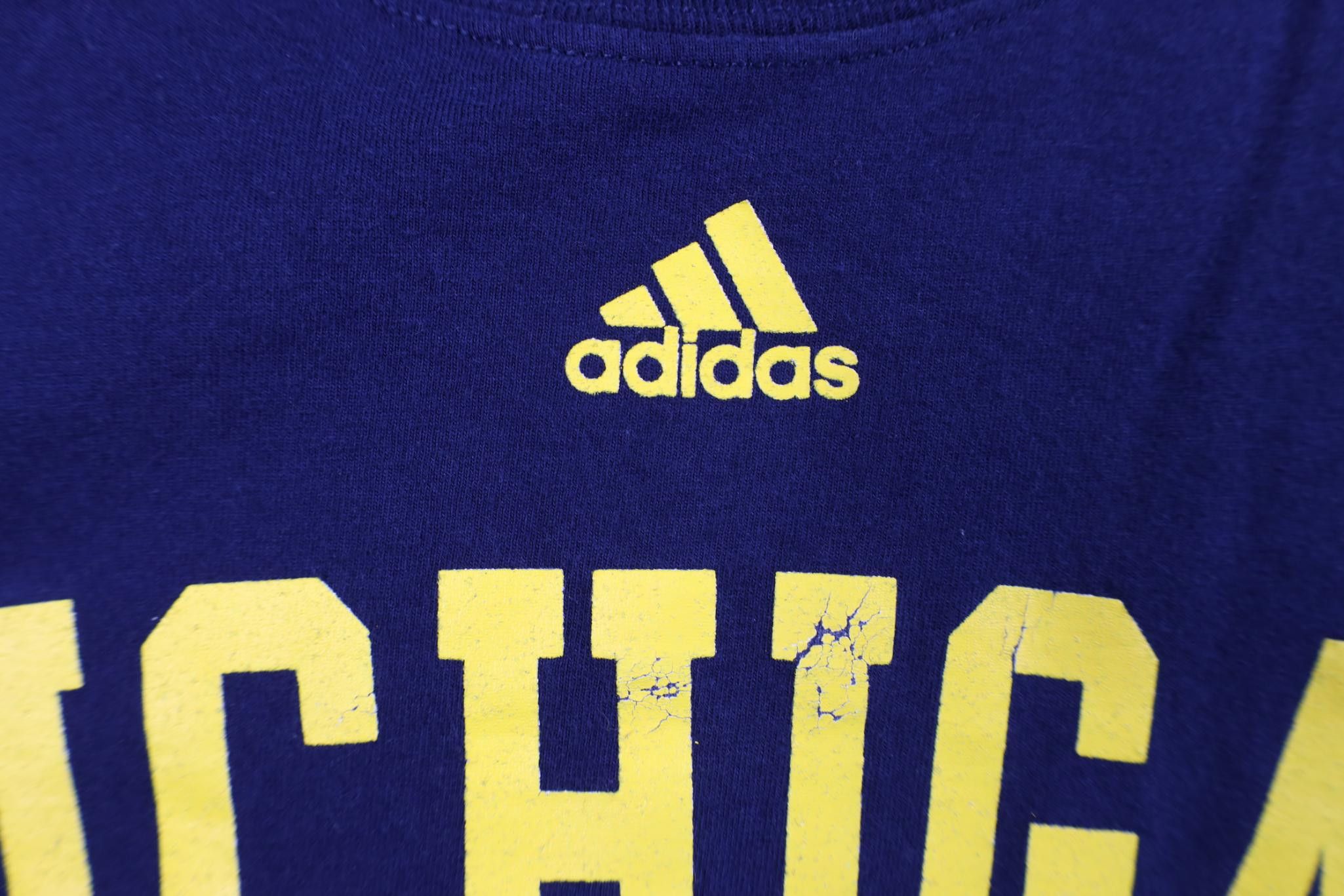 Adidas Adidas University of Michigan Long Sleeve T-Shirt Blue Size US XXL / EU 58 / 5 - 5 Thumbnail