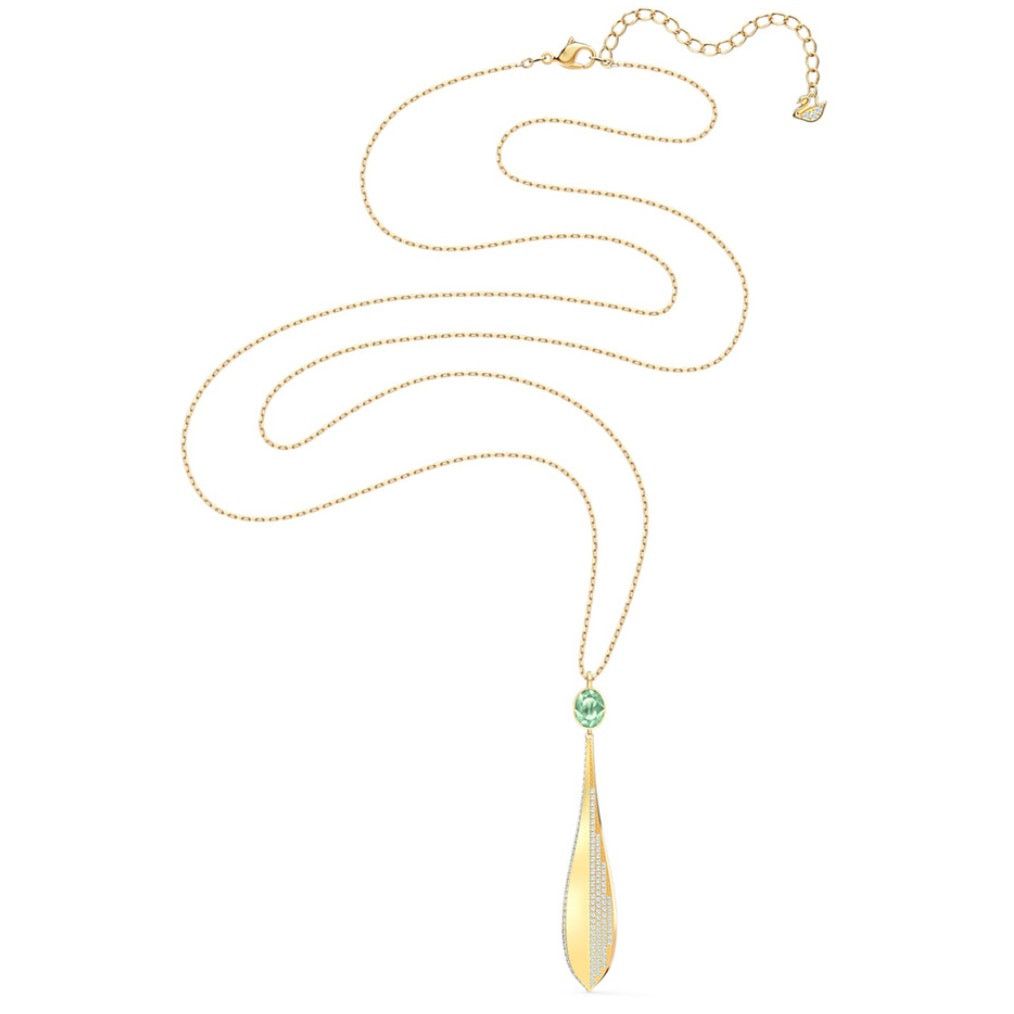 Swarovski Swarovski Stunning Olive pendant Green, Gold-tone plated New Size ONE SIZE - 7 Thumbnail
