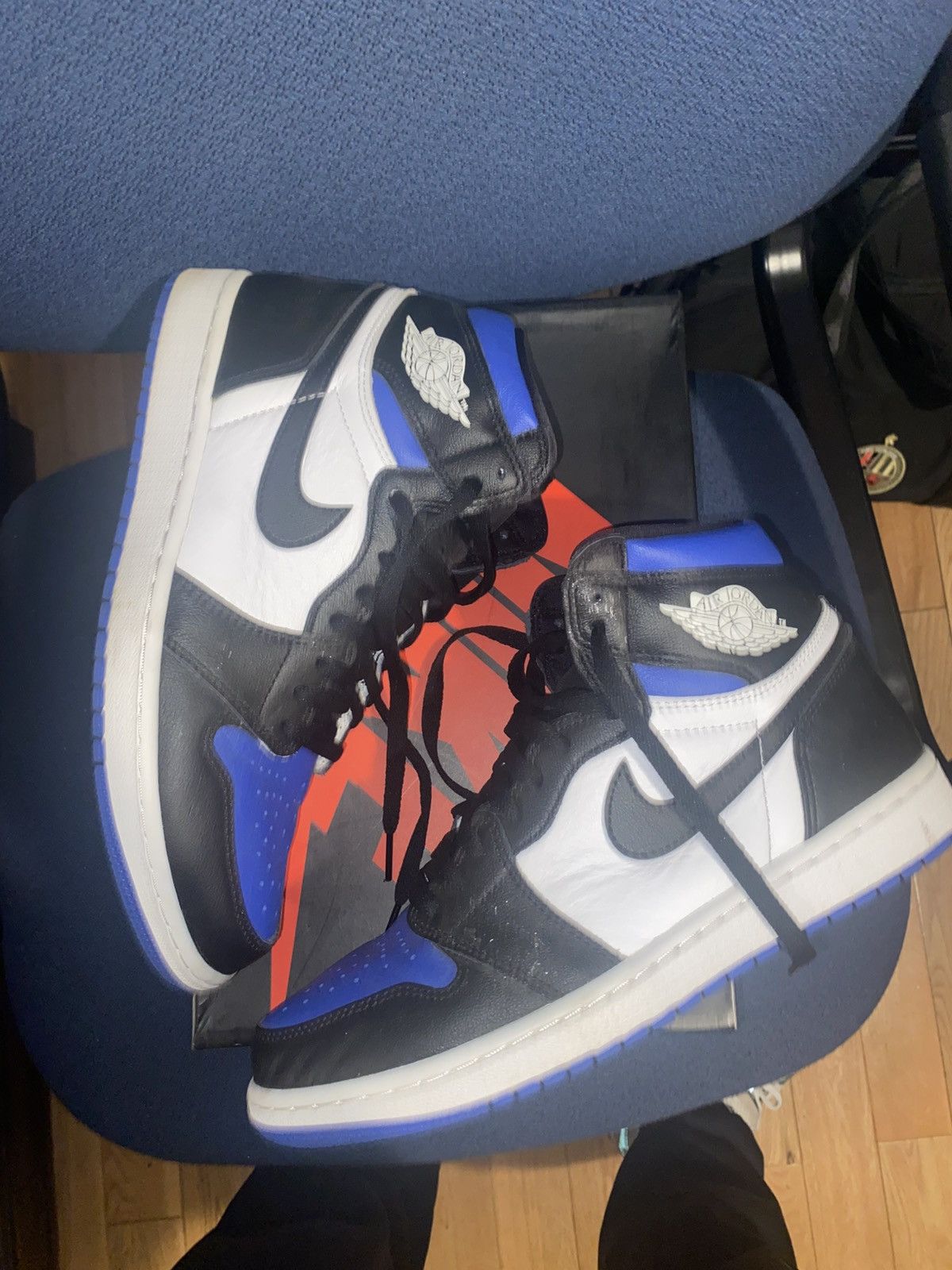 Jordan Brand Jordan 1 retro Royal Toe Size US 9 / EU 42 - 3 Thumbnail
