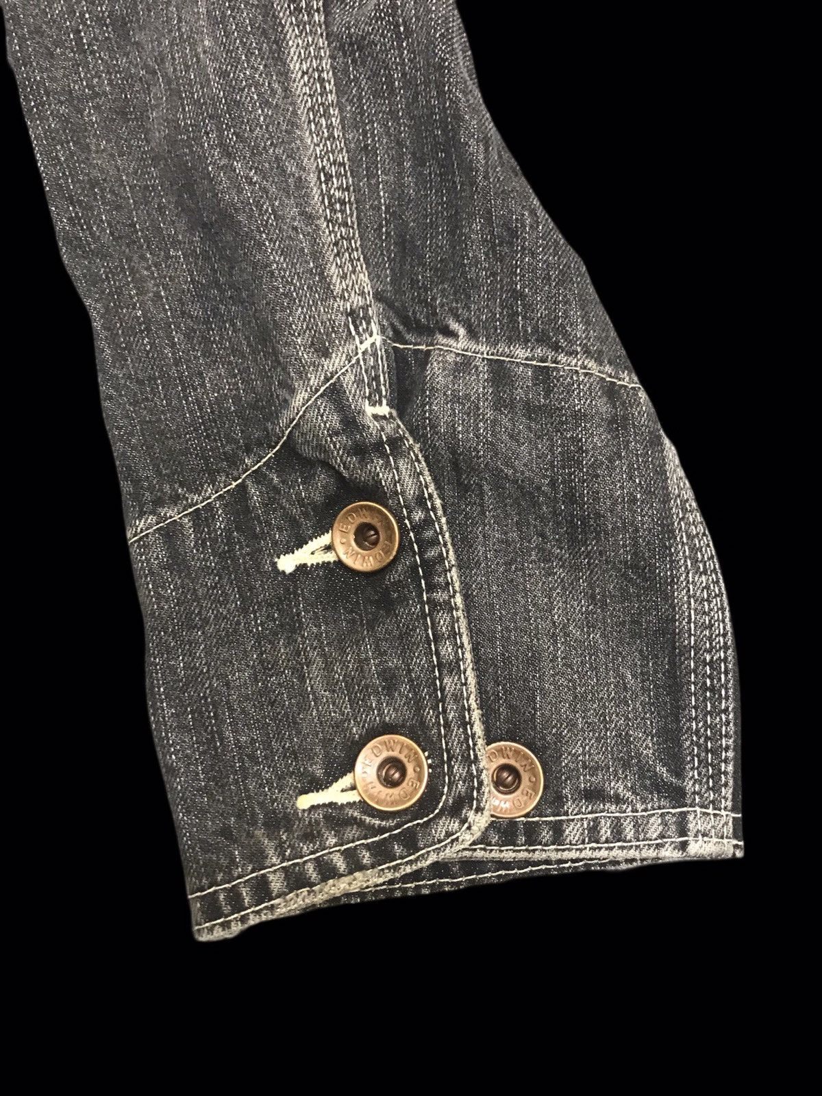 Edwin 💥ARCHIVAL💥VTG EDWIN BLACK WASH CHORE JACKET F361 Size US L / EU 52-54 / 3 - 10 Thumbnail