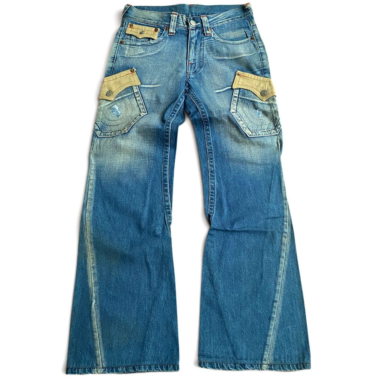Evisu × Japanese Brand × Vintage Crazy Y2k Distressed Evisu Tiger 
