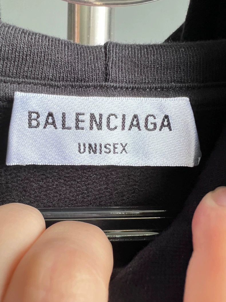 Balenciaga Balenciaga Black Hoodie Size US M / EU 48-50 / 2 - 3 Thumbnail