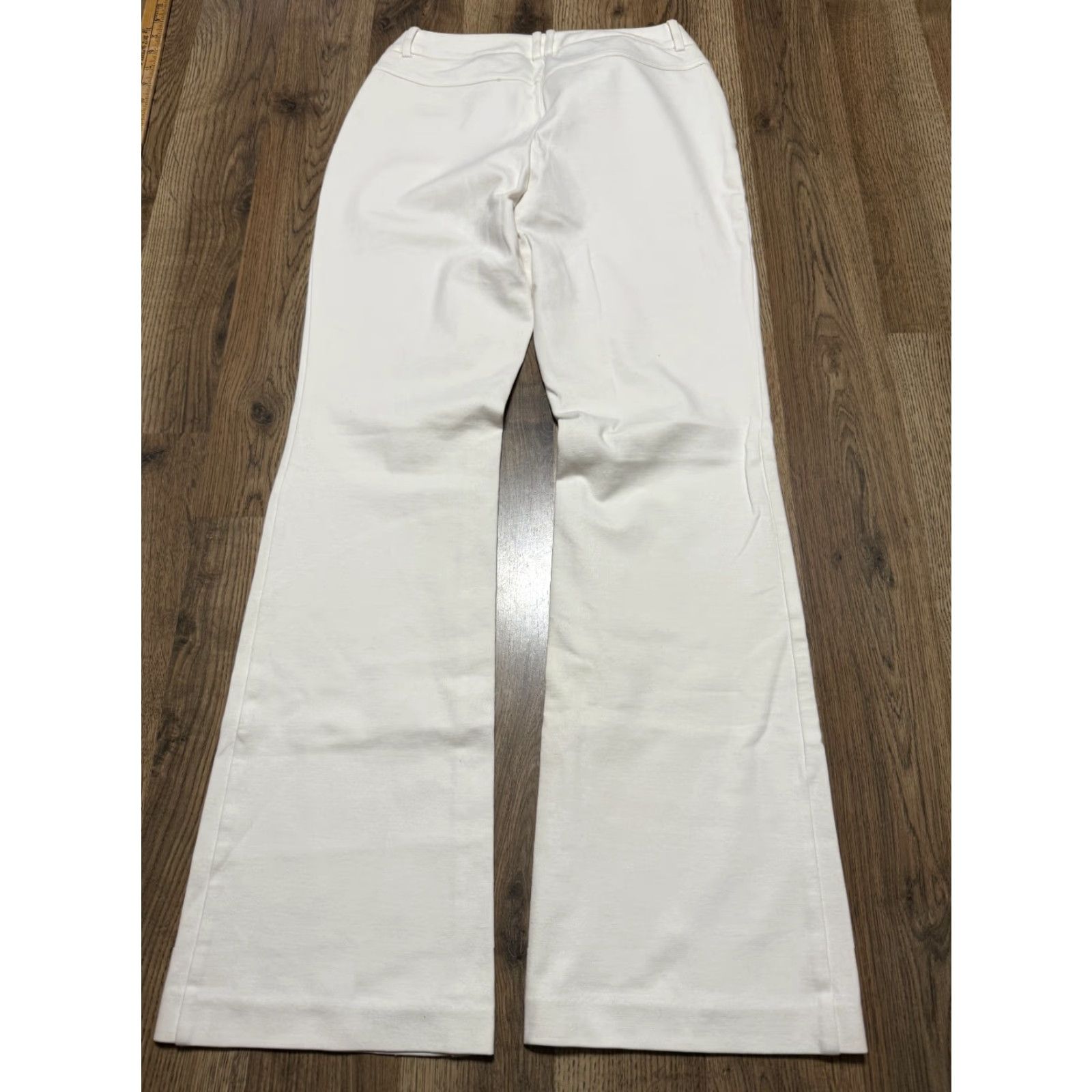 Vintage INC International Concepts Jeans, Women's Size 2, White, Flared, 5-Pocket, Zip Pockets, INSEAM 29 in, Denim, Regular, Vintage No, Pants, Women, 2 Size 26" / US 2 / IT 38 - 2 Thumbnail