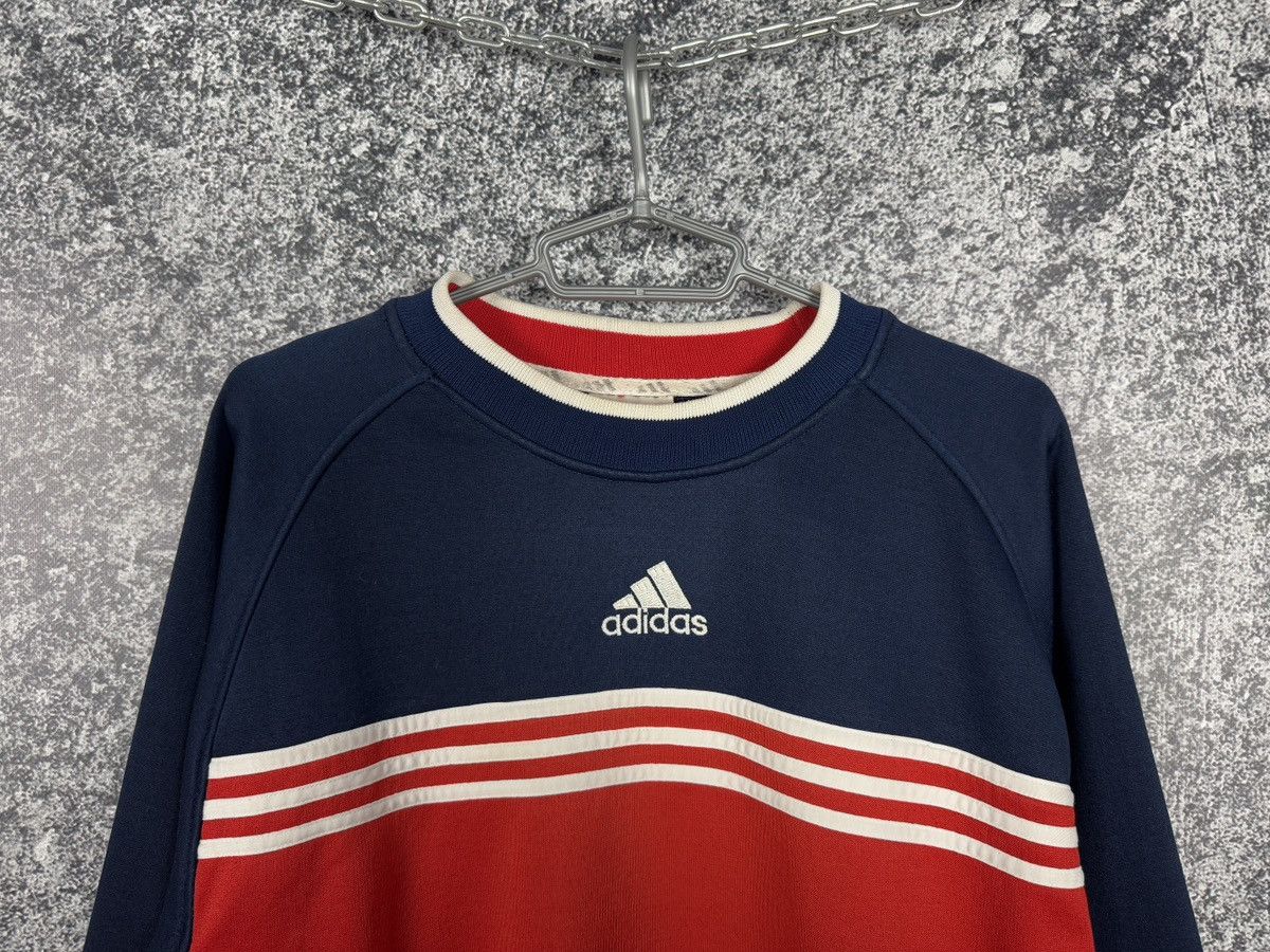 Adidas Adidas Vintage 90s Crewneck Sweatshirt Retro Pullover XXL Size US XXL / EU 58 / 5 - 2 Thumbnail