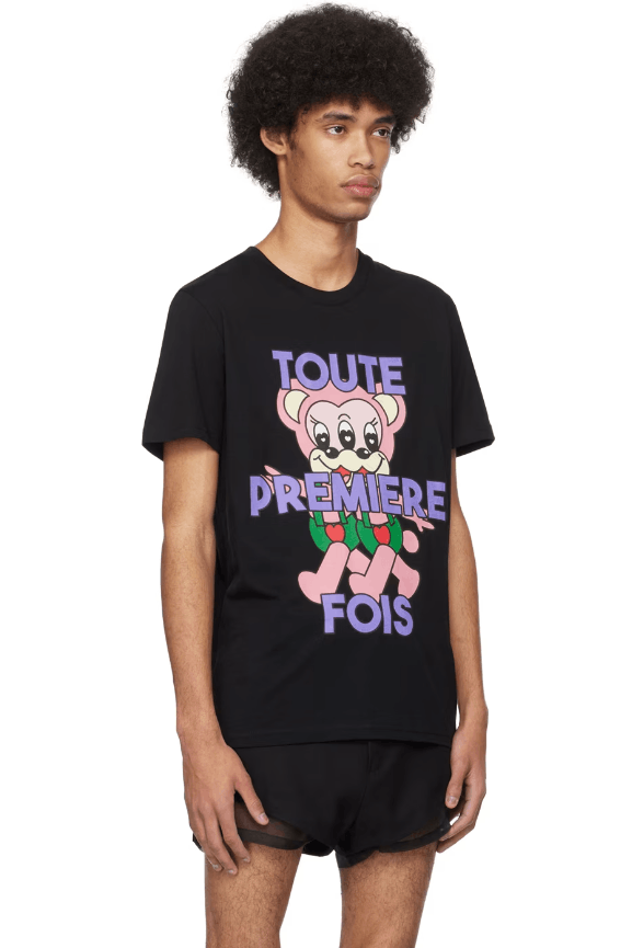 Egon Lab BNWT SS24 EGONLAB TEDDIES TSHIRT BLACK L Size US L / EU 52-54 / 3 - 10 Thumbnail