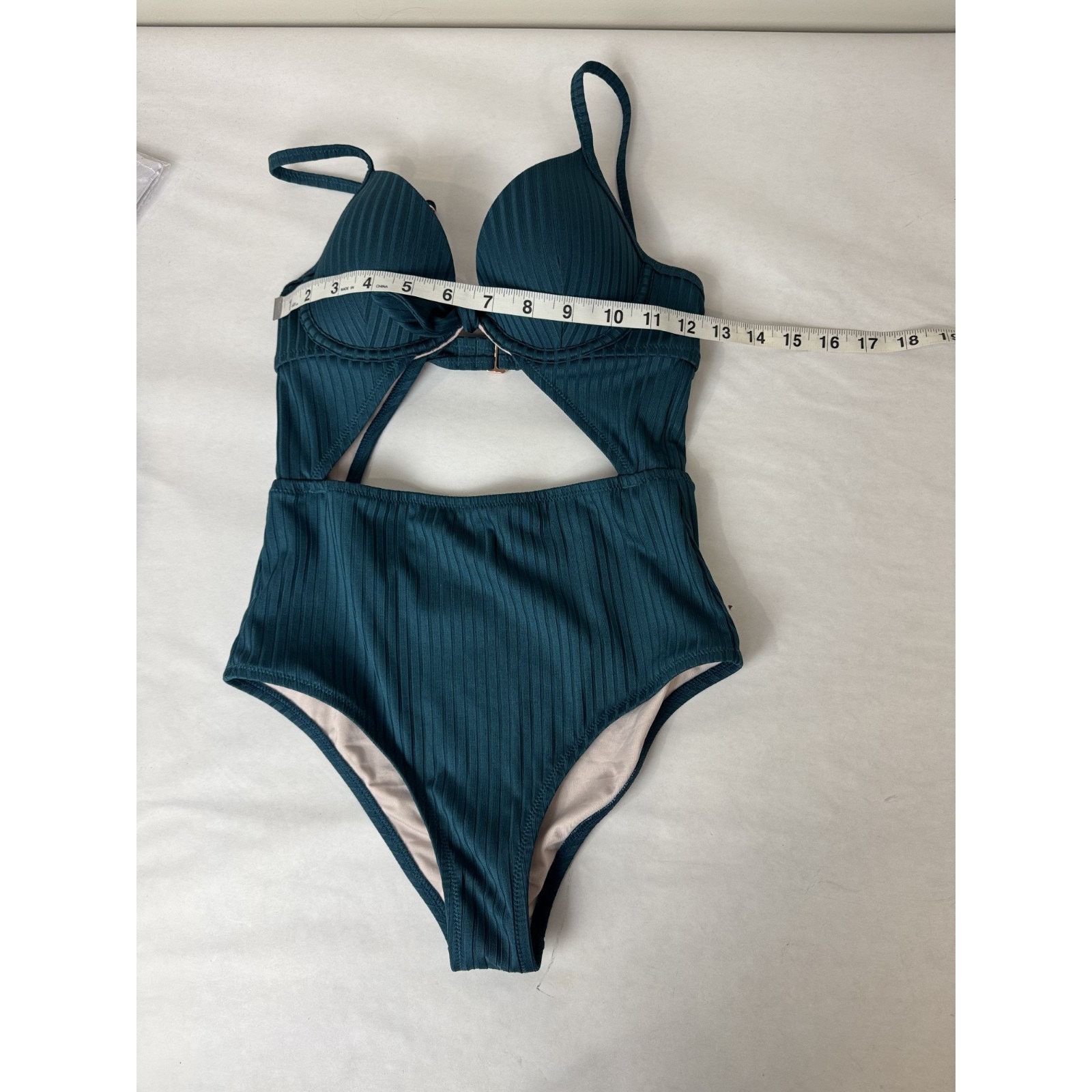 Other Shade & Shore One Piece Swimsuit Cutout Push Up Padded 32A Size ONE SIZE - 3 Thumbnail