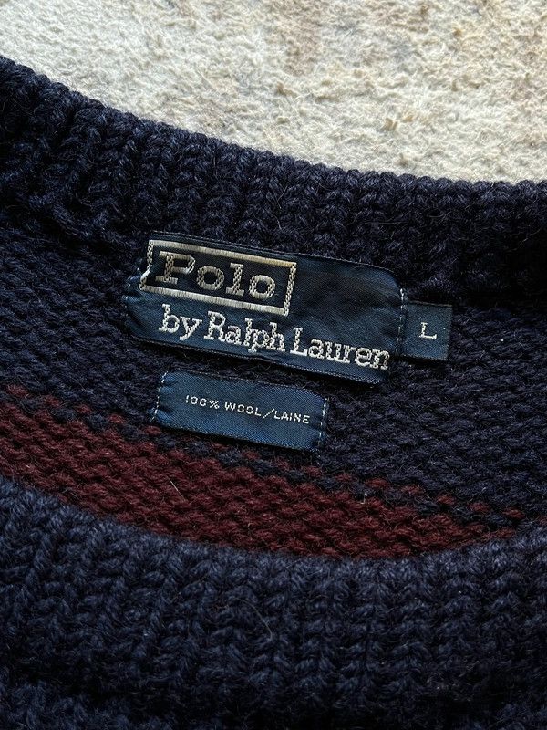 Polo Ralph Lauren Polo Ralph Lauren Scribble Sz L Sweatshirt Crewneck 1990s Size US L / EU 52-54 / 3 - 2 Thumbnail