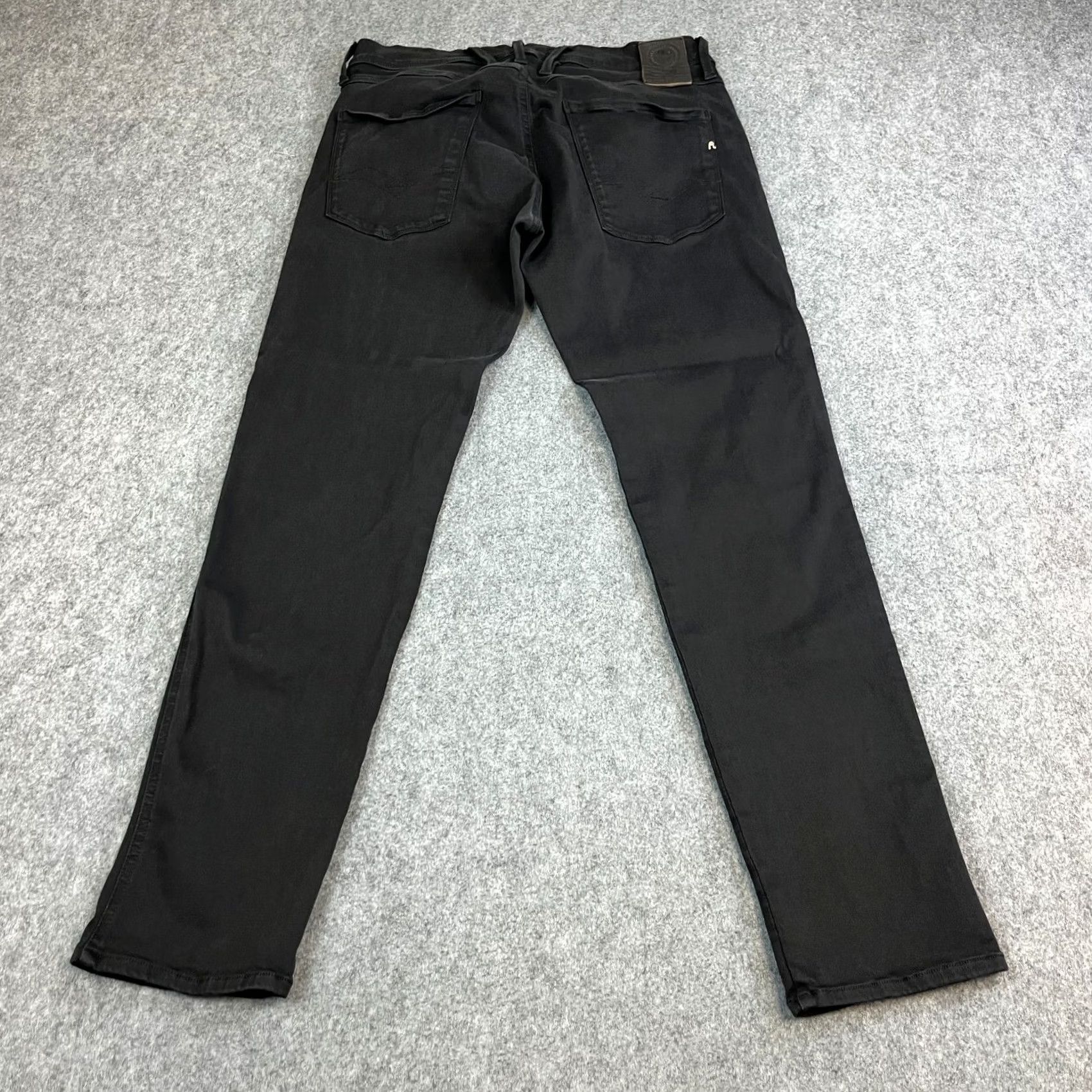 Replay Replay Anbass Jeans Slim Skinny 33 30 Denim Black Stretch 5-Pocket Mens Shirt? Size US 33 - 2 Thumbnail