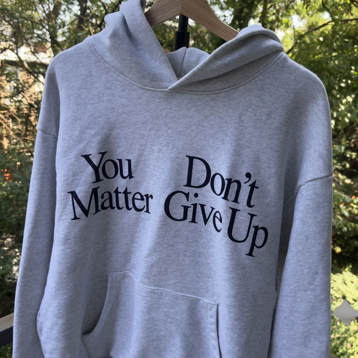 Praying Praying You Don’t Matter Give Up Hoodie Size US XL / EU 56 / 4 - 4 Thumbnail