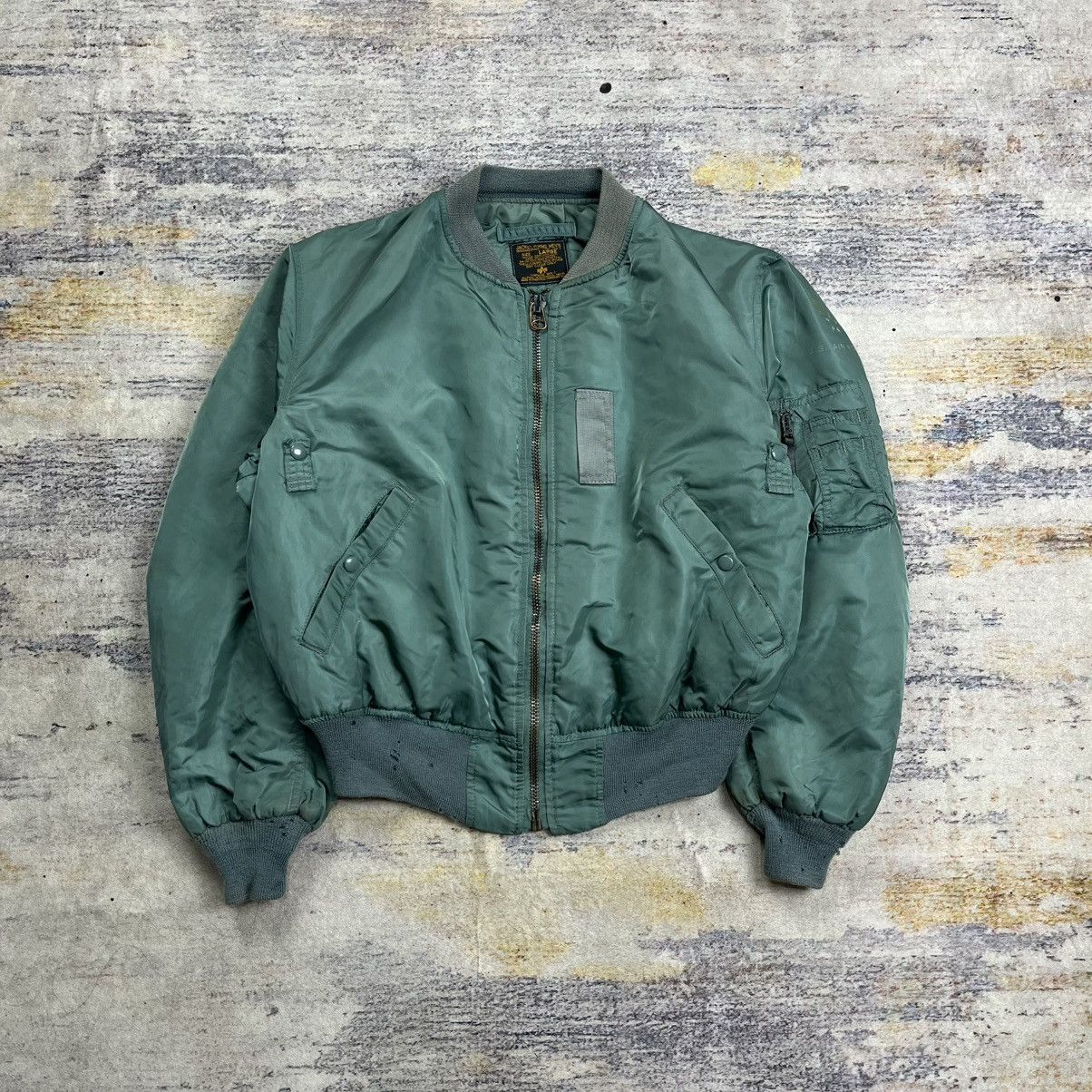 Alpha Industries × Vintage Vintage 90's MA-1 Bomber Jacket Alpha