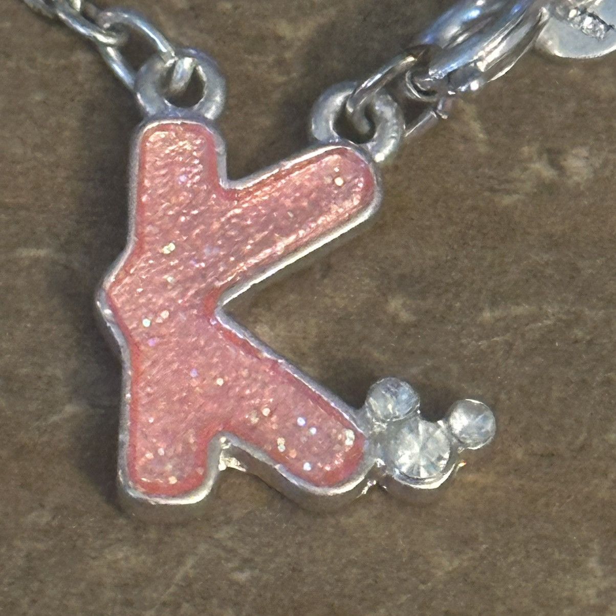 Disney Vintage Disney silver tone letter K anklet Size ONE SIZE - 5 Thumbnail