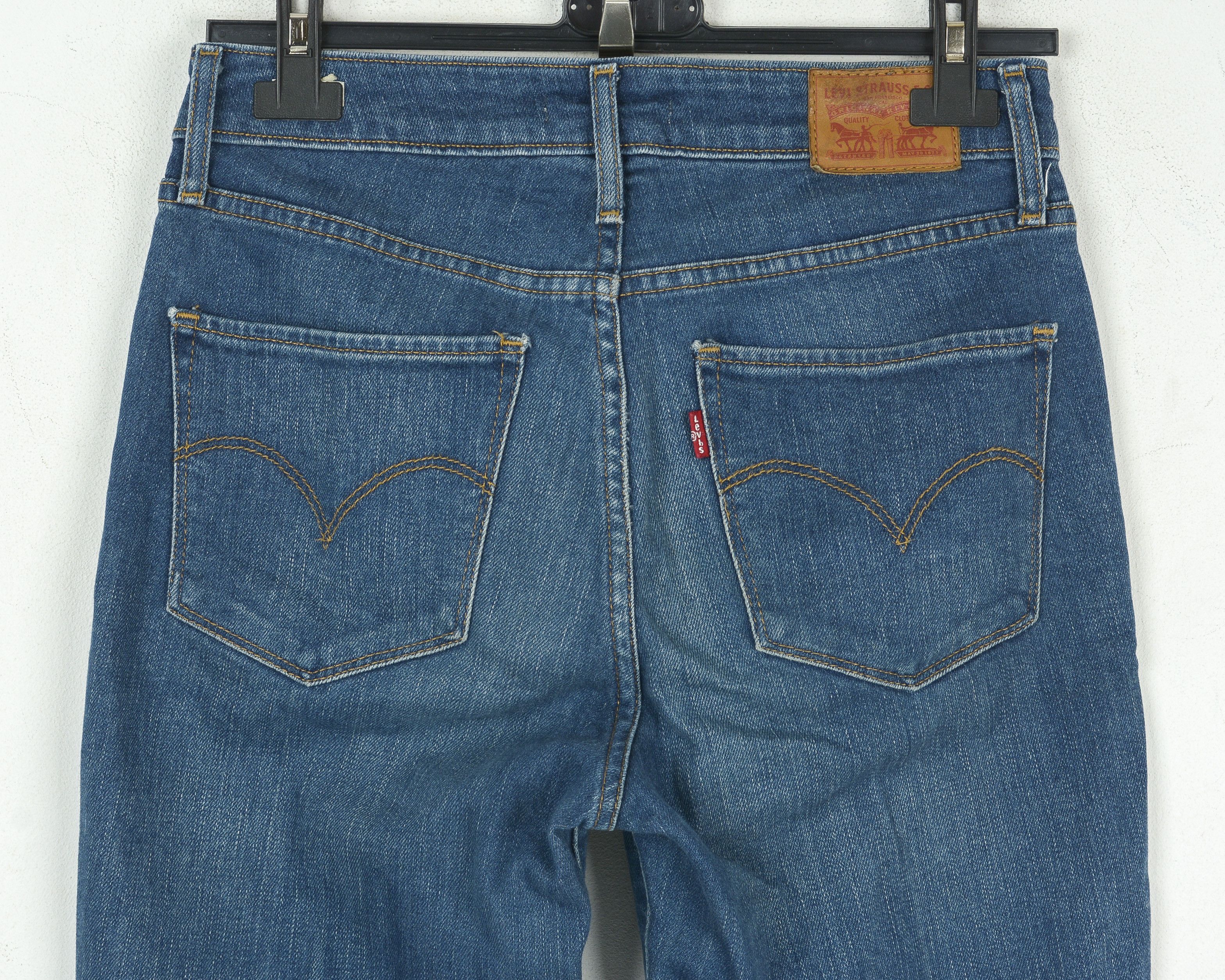 Levi's 721 High Rise Skinny W27 L32 Slim Jeans Denim Trousers Pants Size 27" / US 4 / IT 40 - 4 Thumbnail